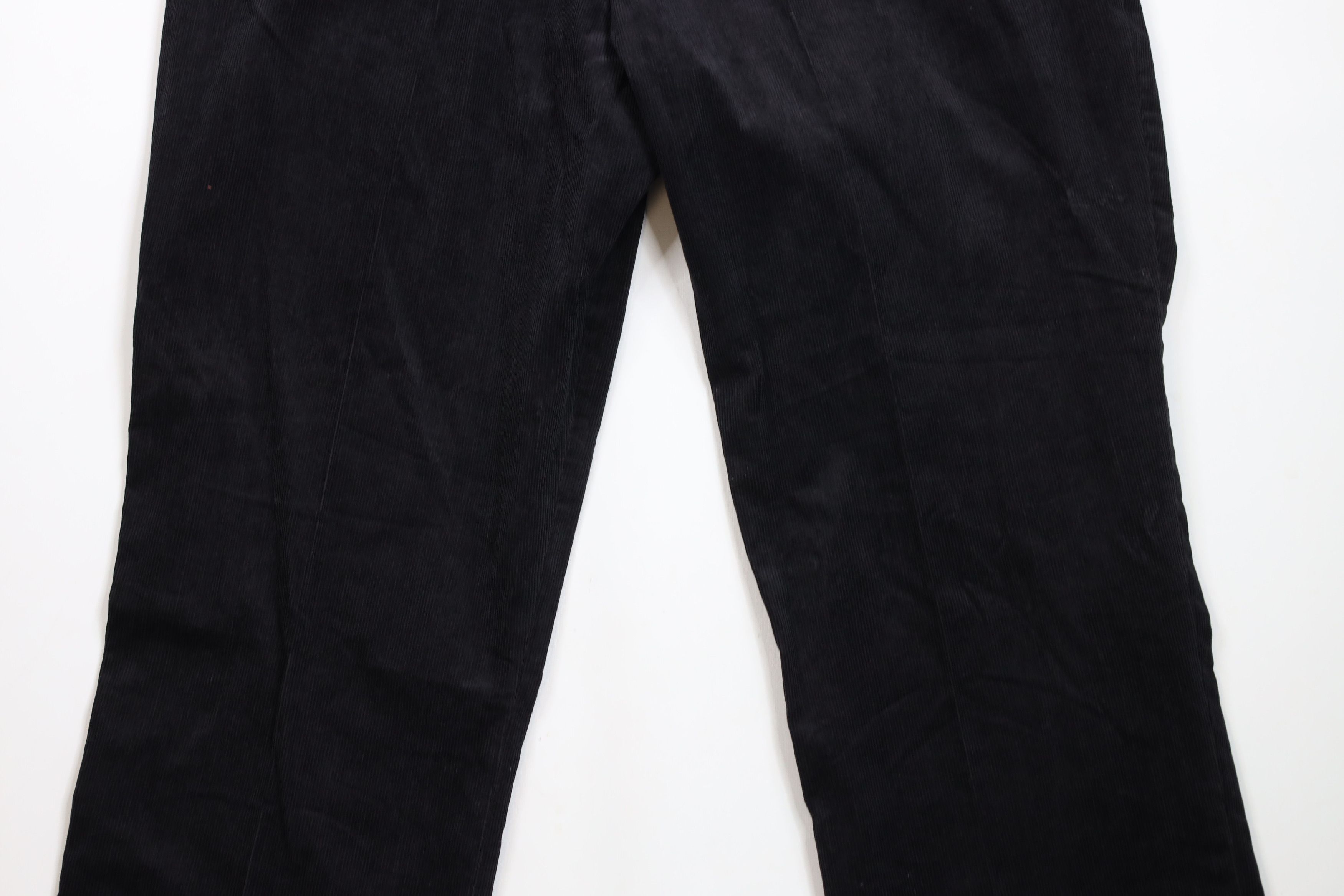 Vintage Vintage 90s Streetwear Wide Leg Corduroy Chino Pants Black Size US 38 / EU 54 - 11 Thumbnail