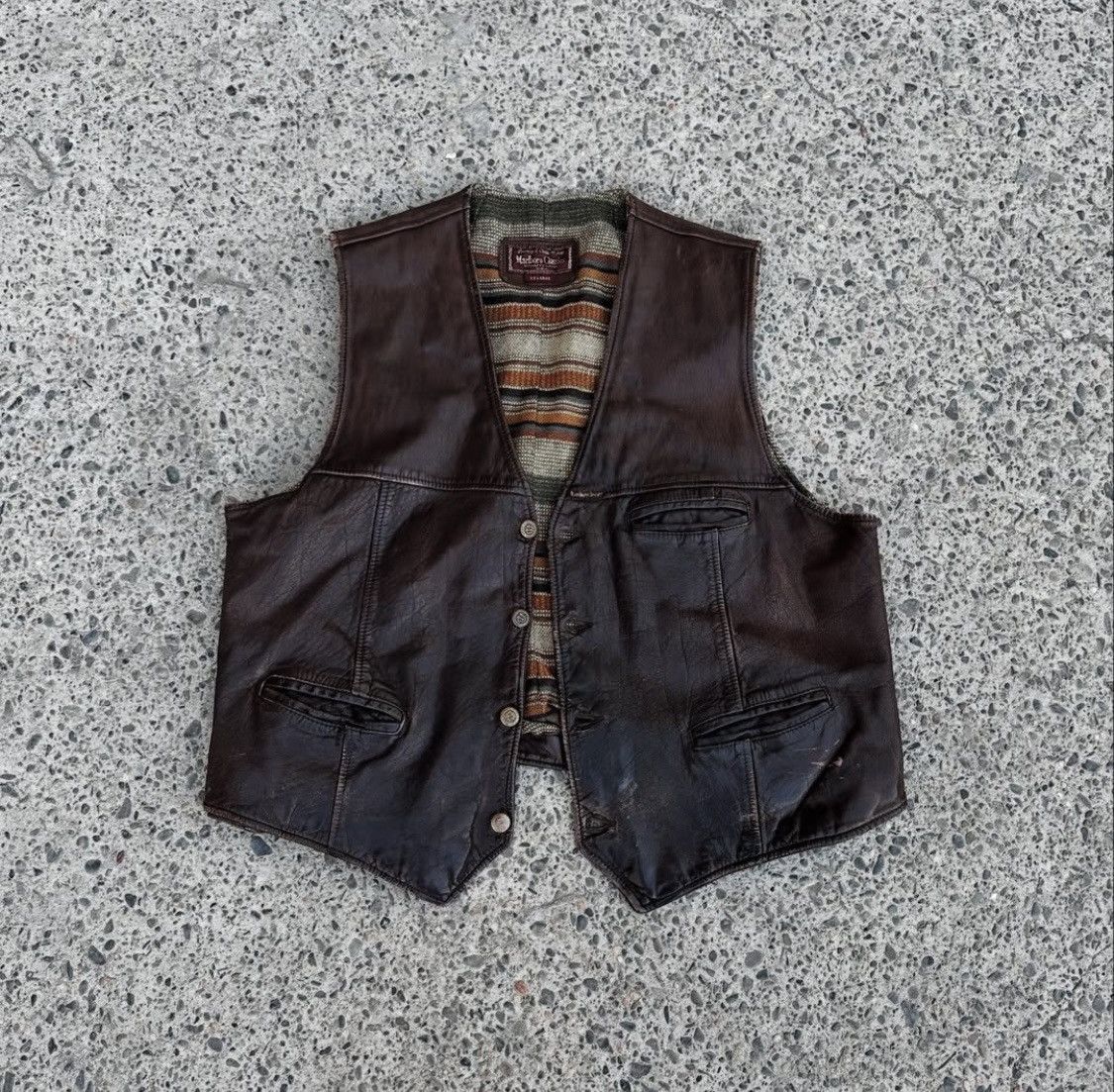 Marlboro Classics Leather vest