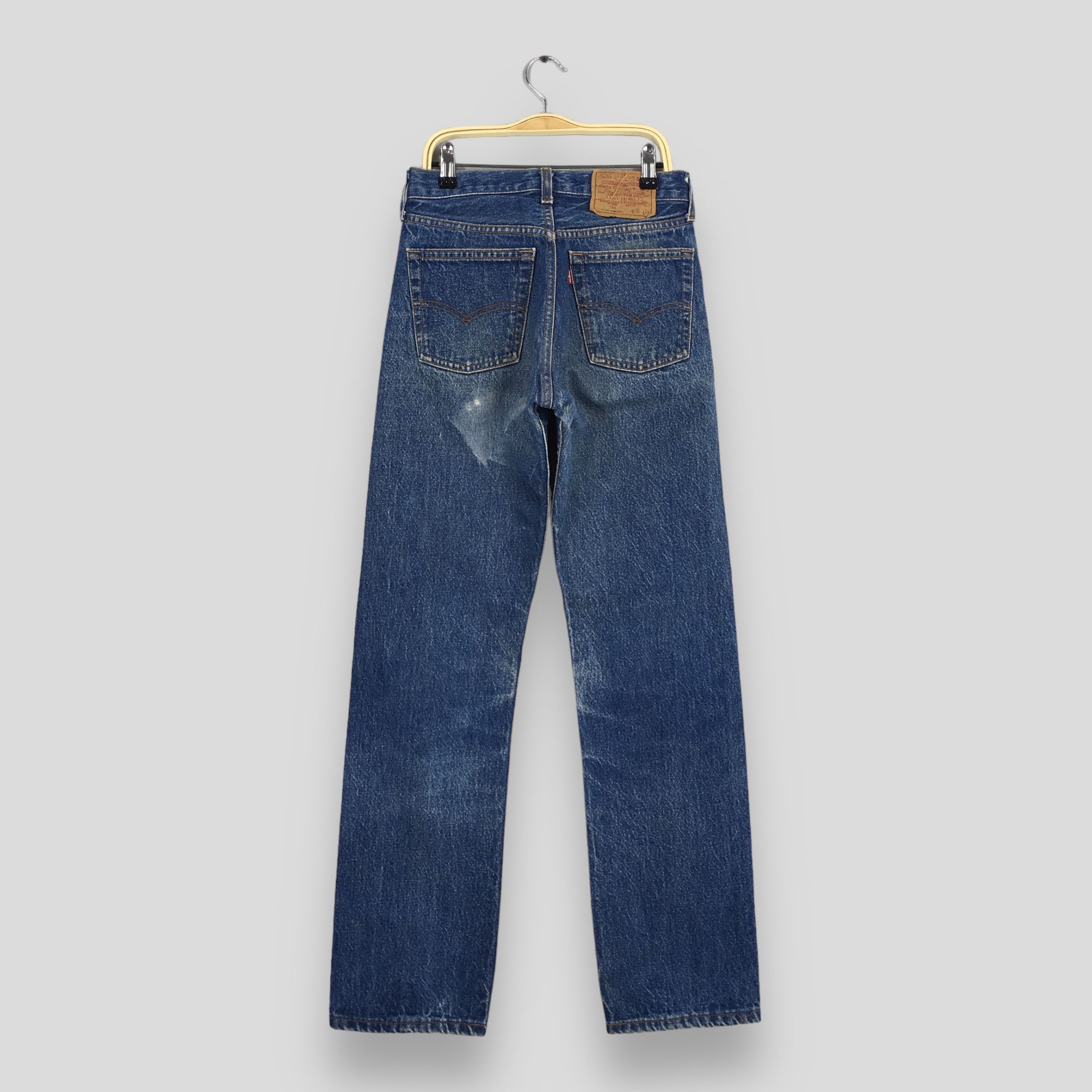 Levi's Size 26x30 Vintage 90s Levi's 501 Faded Blue Jeans S874 Size 26" / US 2 / IT 38 - 8 Thumbnail