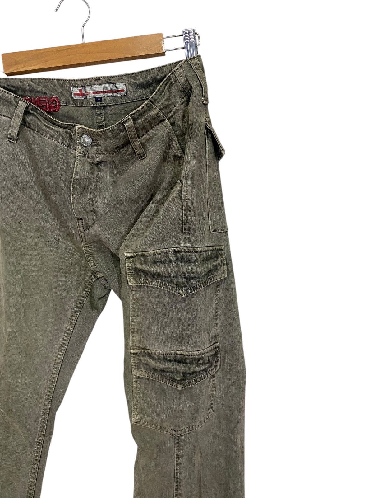 If Six Was Nine 🔥PUNK FASHION🔥Genoese flared pant multipocket distressed Size US 32 / EU 48 - 11 Thumbnail