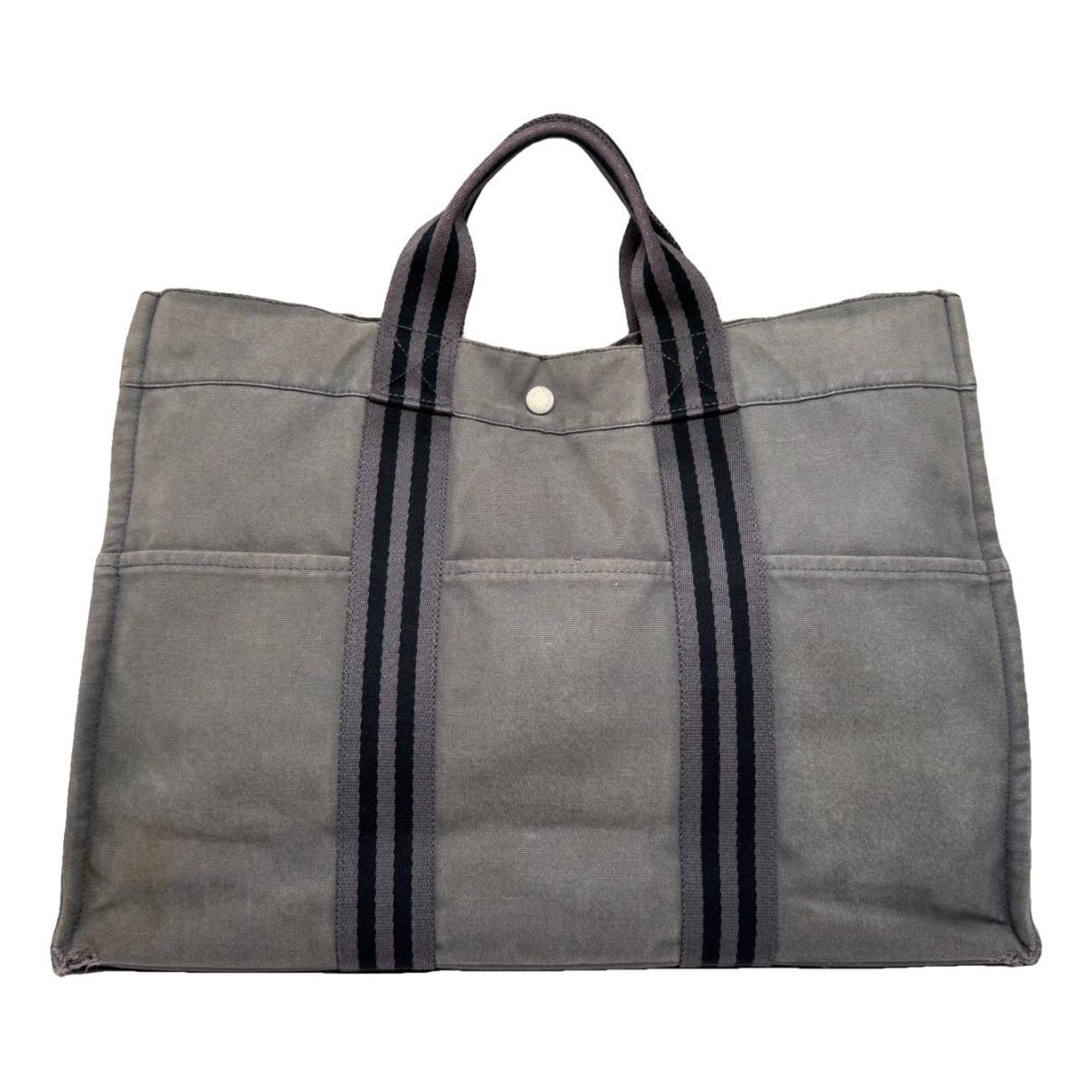 Other Hermès Grey Cotton Handbag Size ONE SIZE - 1 Thumbnail