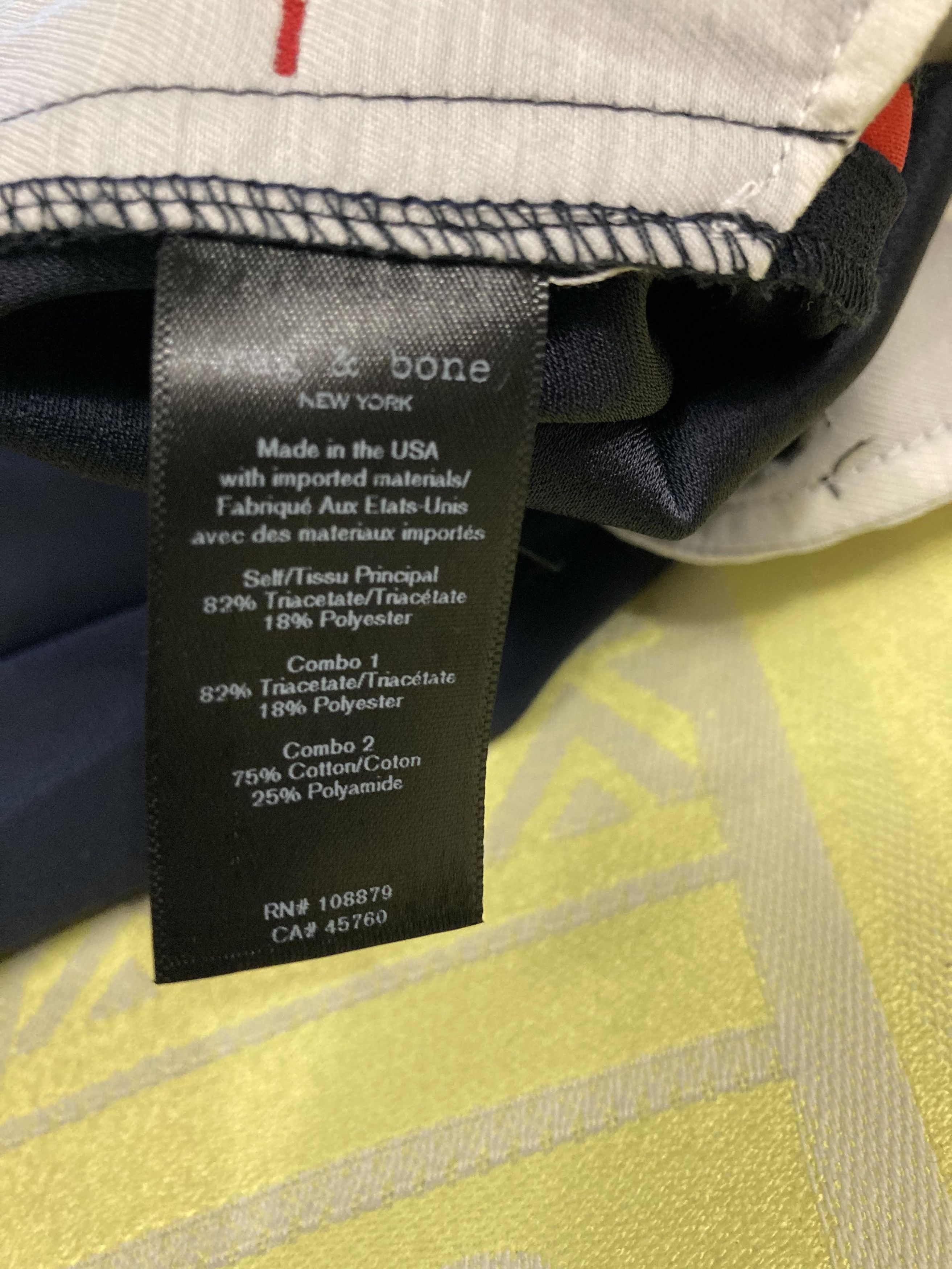 Rag & Bone Rag & Bone navy blue tuxedo pants with magenta side stripe Size 28" / US 6 / IT 42 - 11 Thumbnail