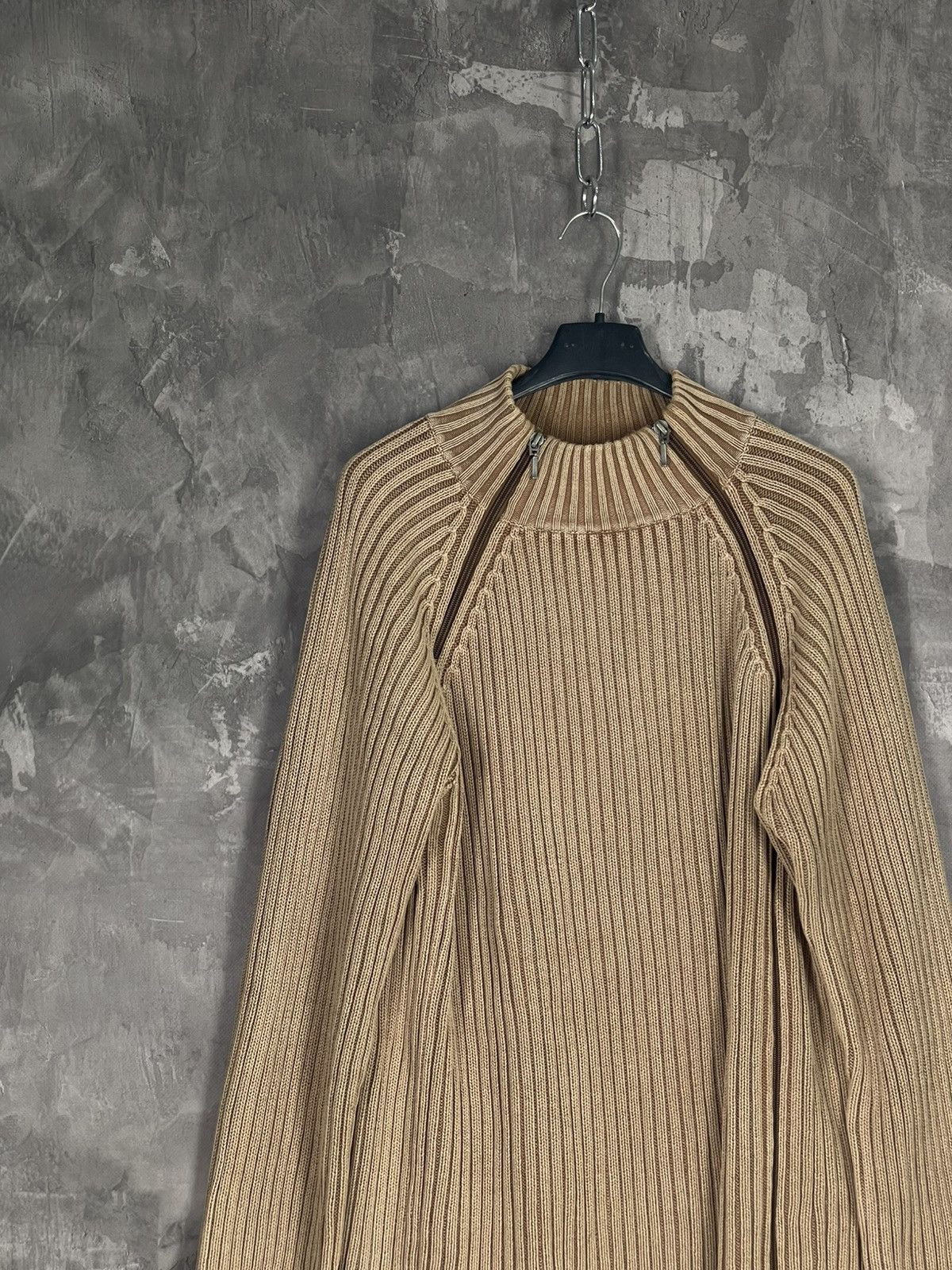 Vintage Y2K VTG Japanese style 3D striped knit sweater D&G style Size US L / EU 52-54 / 3 - 3 Thumbnail
