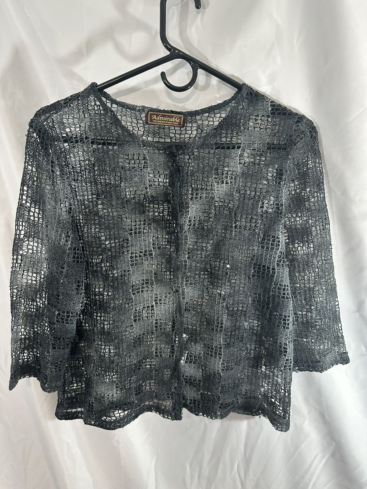 Vintage Vintage Netted Shirt Size S / US 4 / IT 40 - 3 Thumbnail