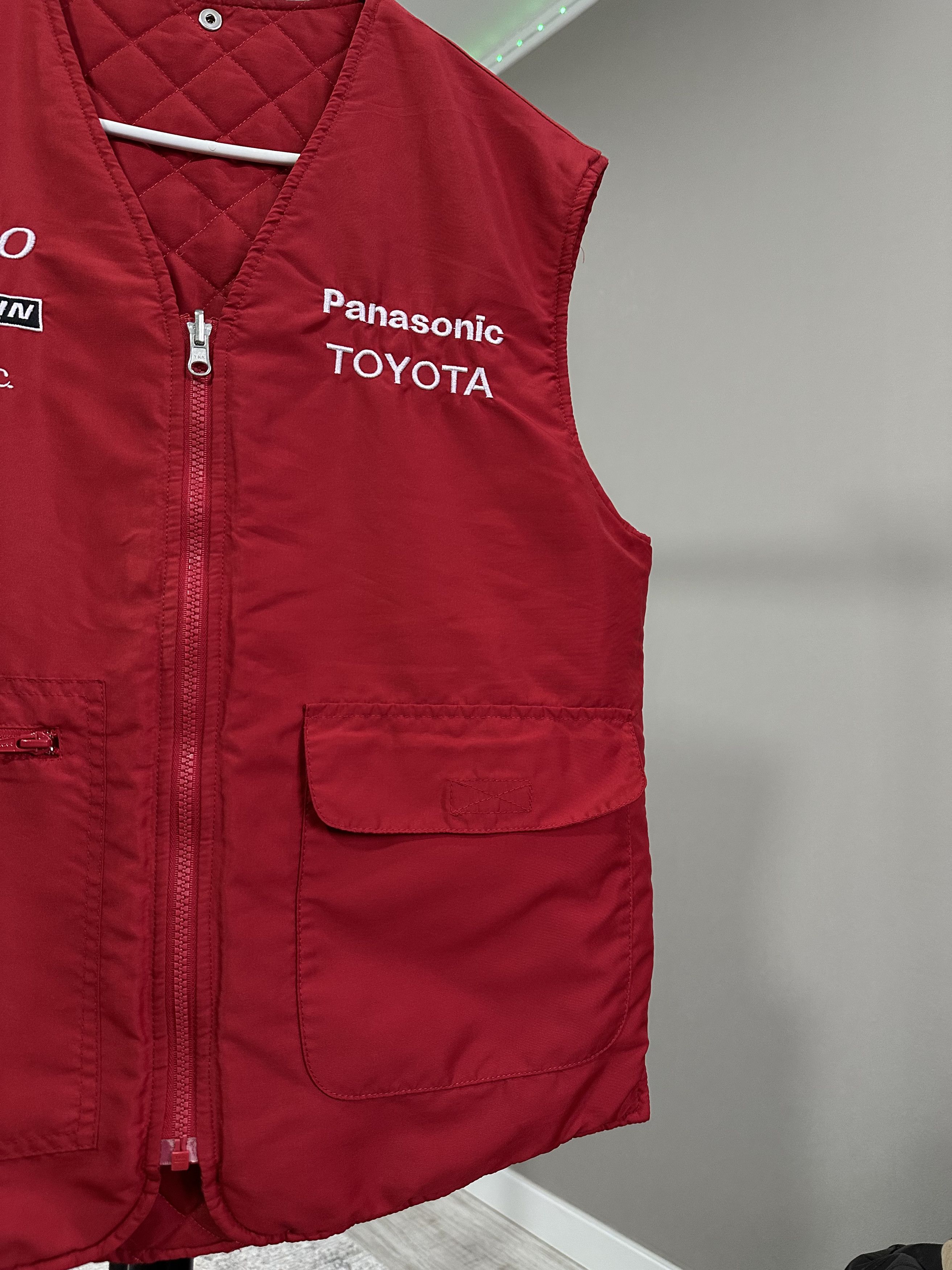 Formula 1 × NASCAR 🚨RARE🚨Vintage Toyota Panasonic Racing Vest Formula Uno Size US M / EU 48-50 / 2 - 8 Thumbnail