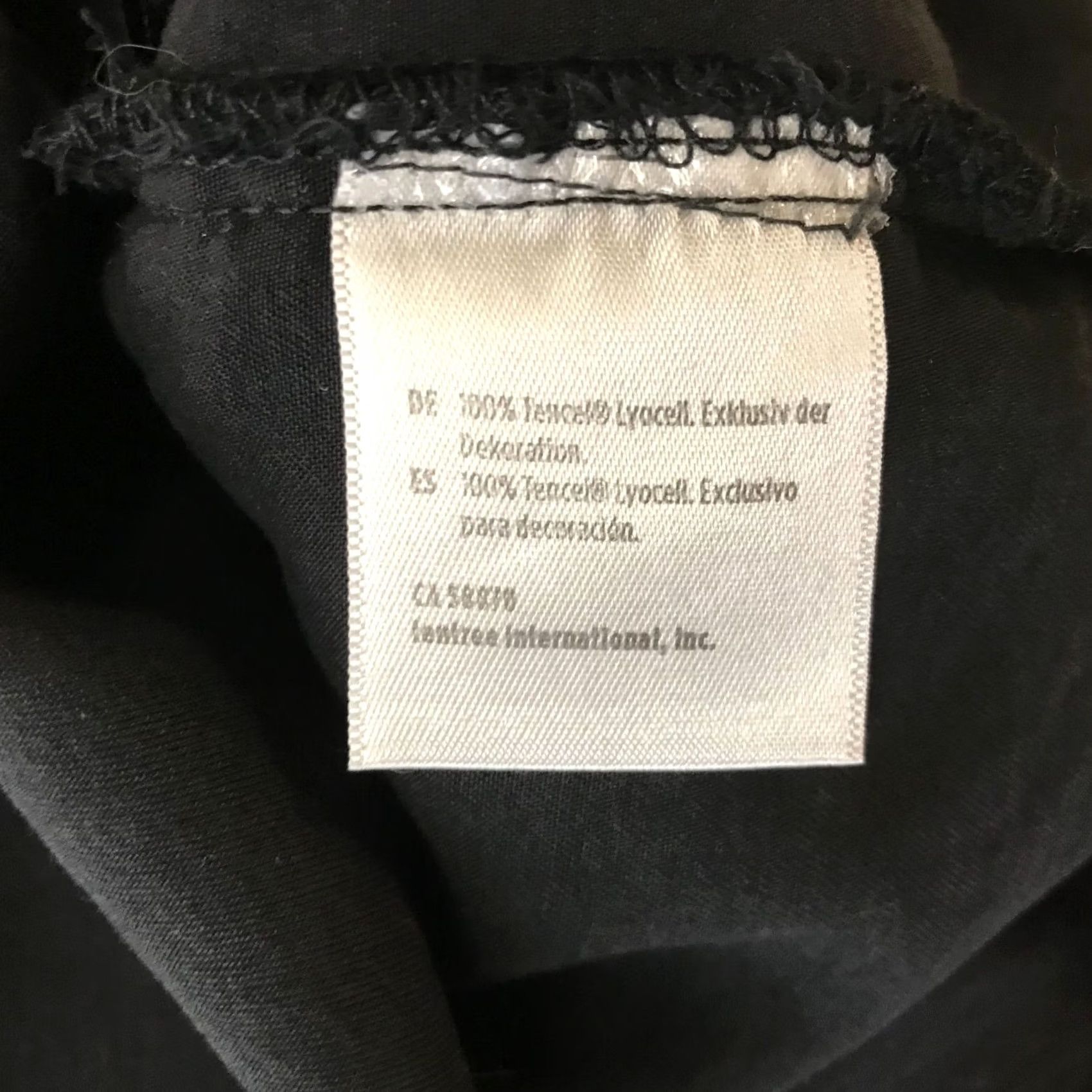 Vintage 10 TREE- WOMEN'S XL BLACK SLEEVELESS ROUND NECK TENCEL TOP Size XL / US 12-14 / IT 48-50 - 6 Thumbnail