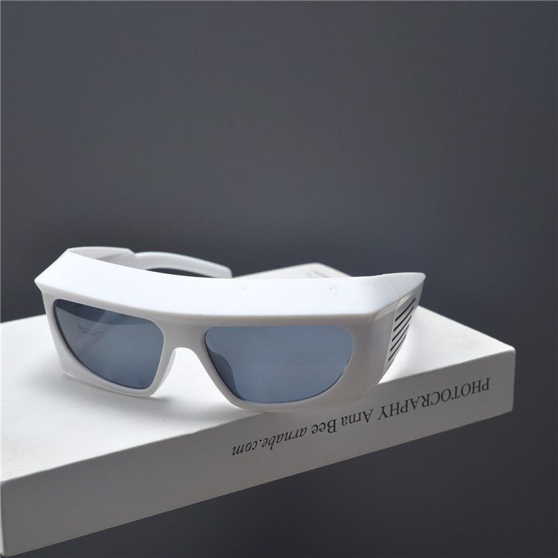 Electric Visual Hip-hop Street ins style custom avant-garde sunglasses Size ONE SIZE - 4 Thumbnail
