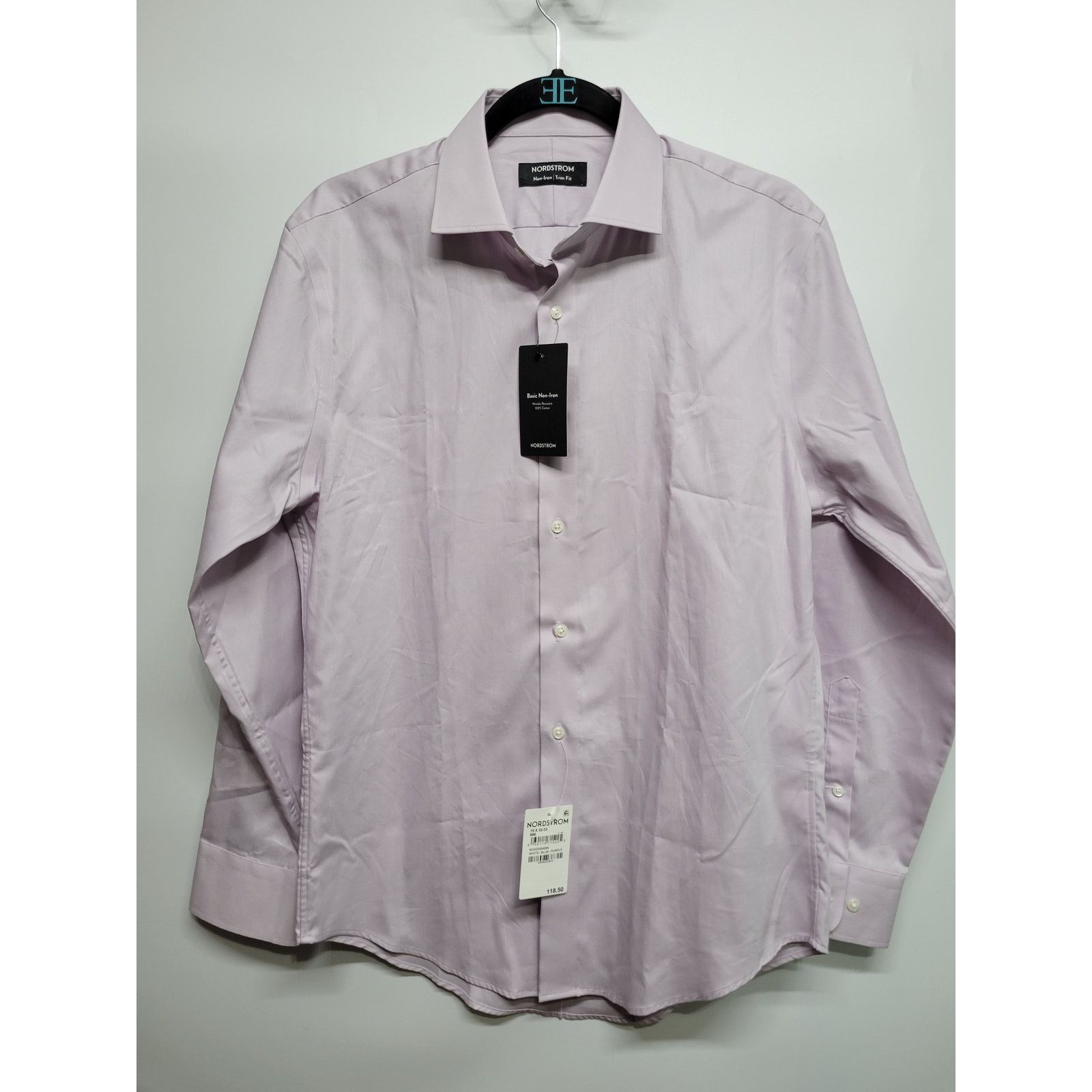 Nordstrom Nordstrom Trim- fit Lavender Button Down New Size US S / EU 44-46 / 1 - 1 Thumbnail