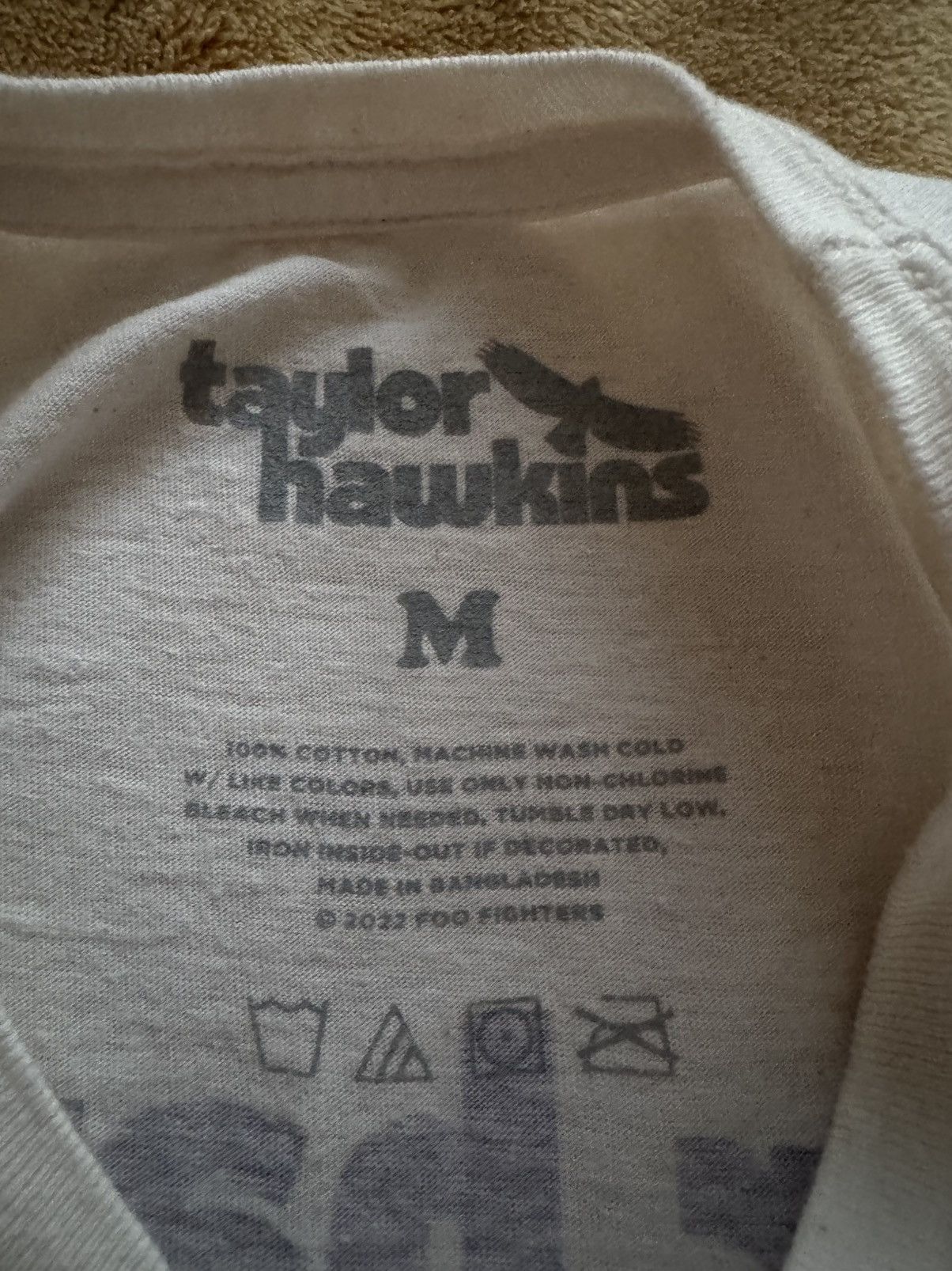 Vintage TAYLOR HAWKING & FOO FIGHTERS VINTAGE ROCK BAND TEE SHIRT Size US M / EU 48-50 / 2 - 5 Thumbnail