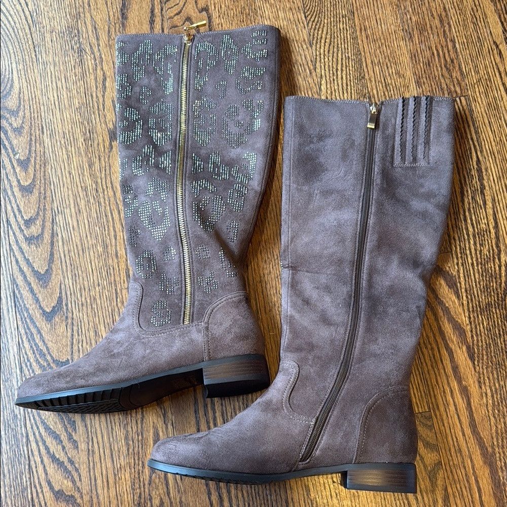 Other Nancy Li Women’s 10 Timeless Brown Over the Knee Boots with Size US 10 / IT 40 - 1 Thumbnail