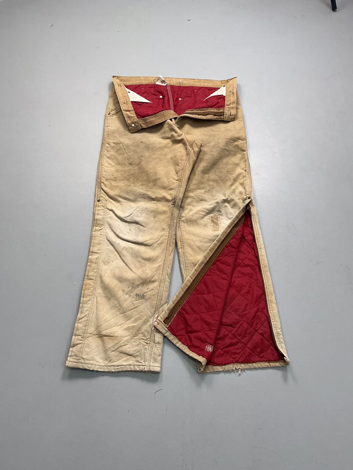 Carhartt Vintage Carhartt WQ106 quintet line carpenter denim Size US 36 / EU 52 - 1 Thumbnail