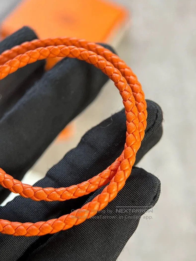 Hermes Hermes Double Loop Leather Bracelet. Size ONE SIZE - 5 Thumbnail