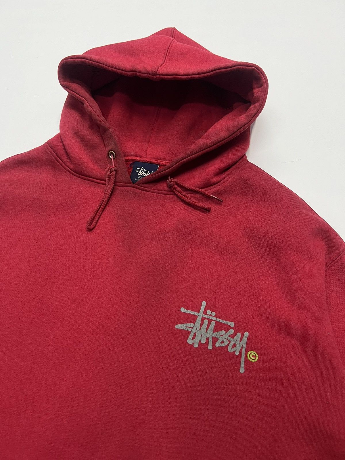 Other VINTAGE STUSSY HOODIE BIG LOGO Size US XL / EU 56 / 4 - 5 Thumbnail