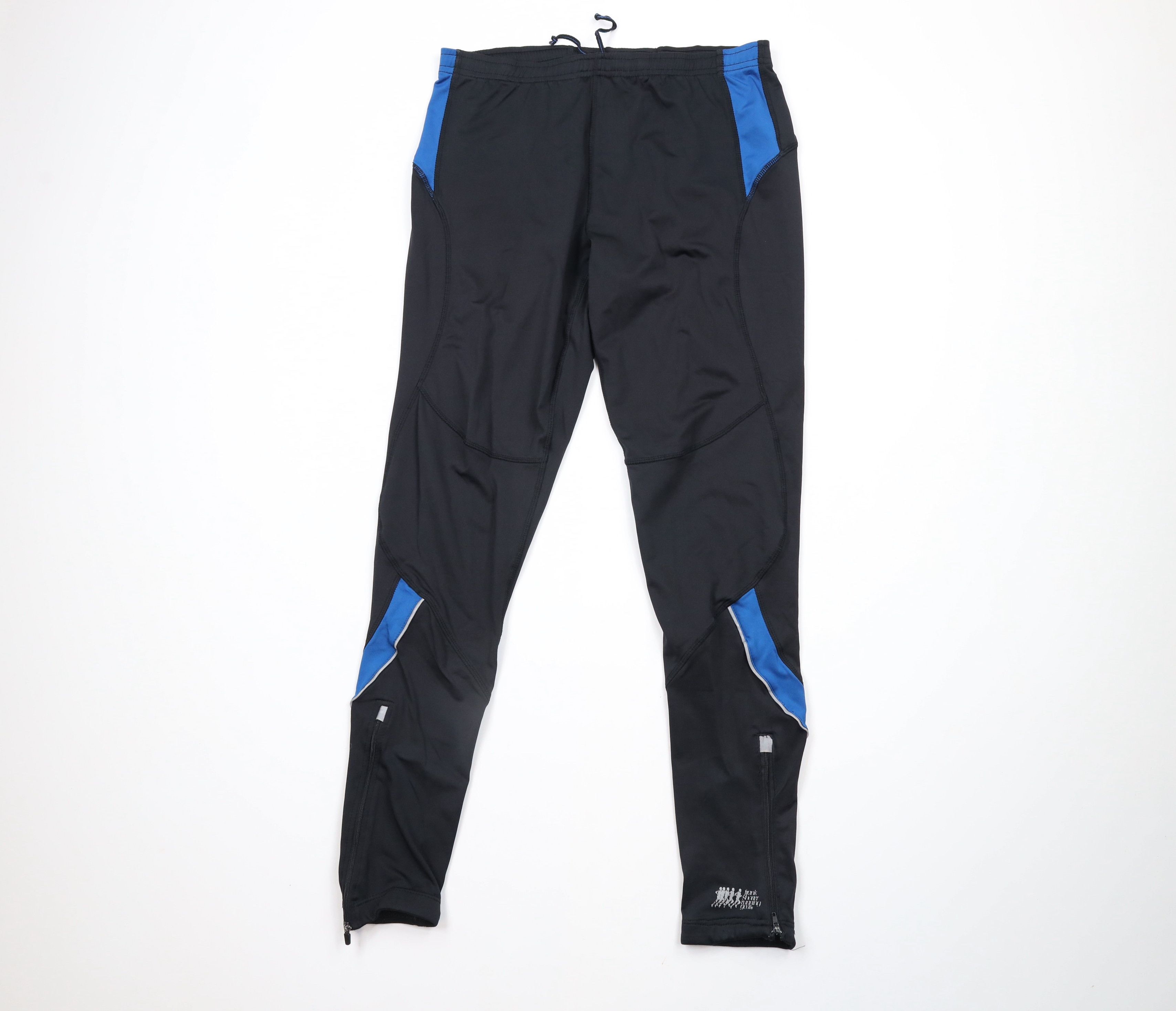 Vintage Vintage 90s Frank Shorter Spandex Running Pants Tights Black Size US 34 / EU 50 - 1 Thumbnail