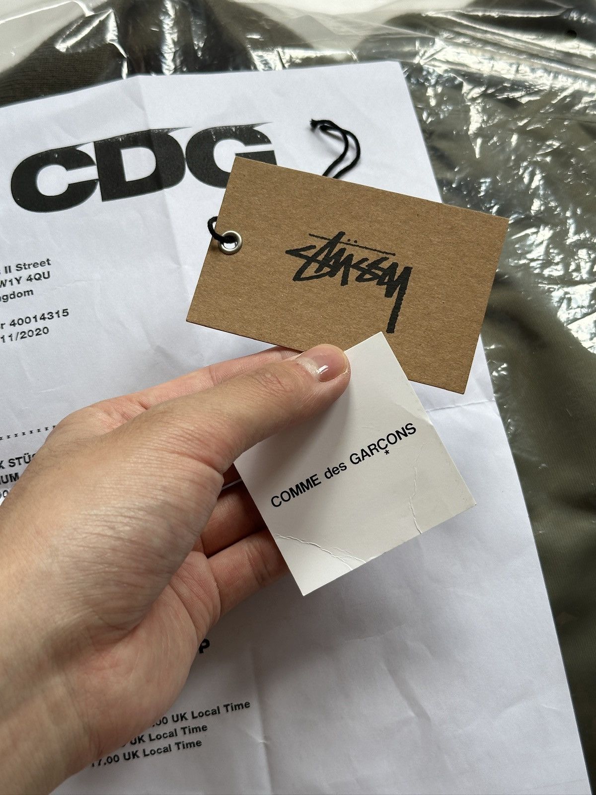 Comme des Garcons × Stussy Stussy CDG MA-1 Bomber Jacket 40th Anniversary Size US M / EU 48-50 / 2 - 8 Thumbnail