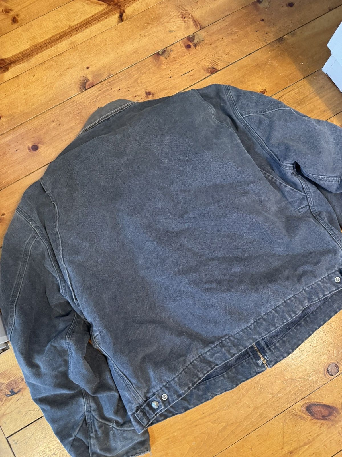 Carhartt Vintage 2000 Carhartt J97PTL Grey Detroit Jacket. Tagged 2XL Size US XXL / EU 58 / 5 - 10 Thumbnail