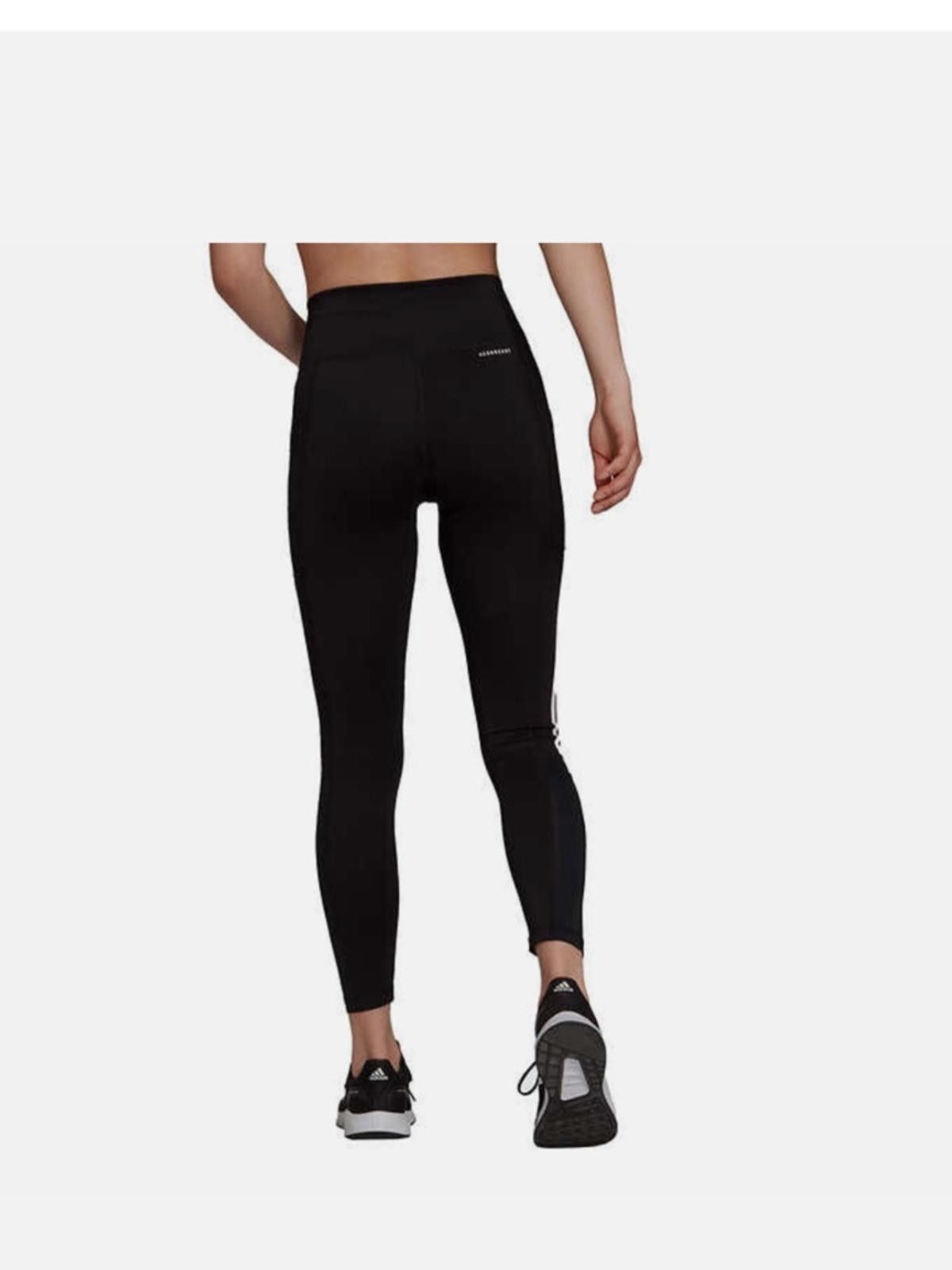 Adidas Adidas / Optime Essentials 3-Stripes 7/8 Leggings / Black Size 36" / US 14 / IT 50 - 3 Thumbnail
