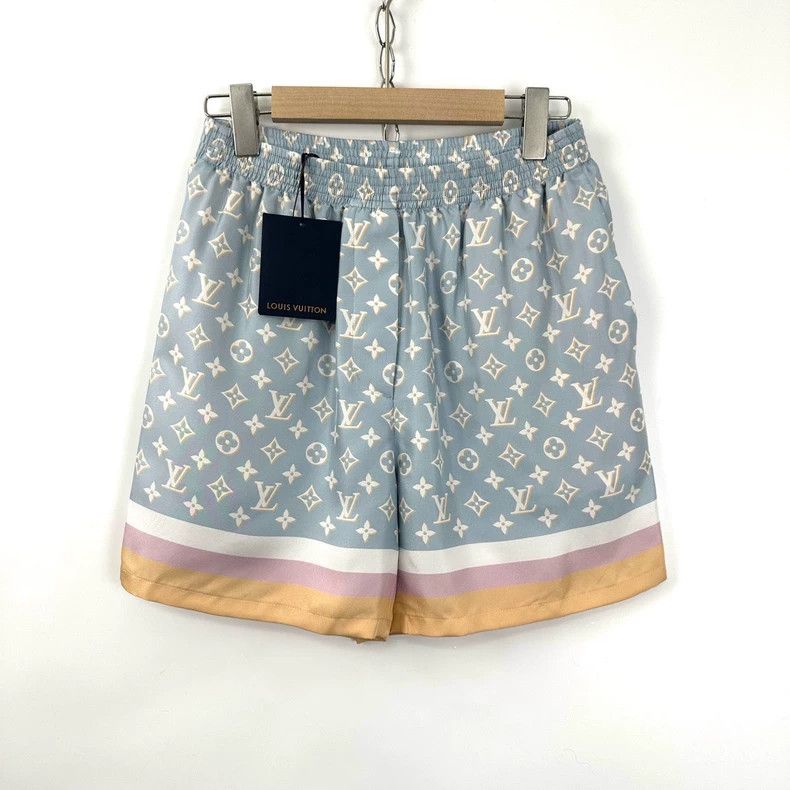Louis Vuitton Louis Vuitton Blue presbyopic full-print shorts 2502-Nextar Size US 34 / EU 50 - 1 Thumbnail