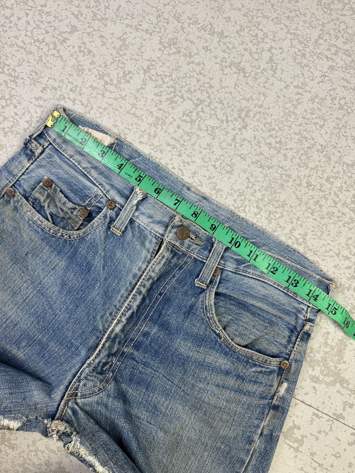 Vintage Rare💥Vintage 80/90s Canton Selvedge Distressed Denim Size US 29 - 11 Thumbnail