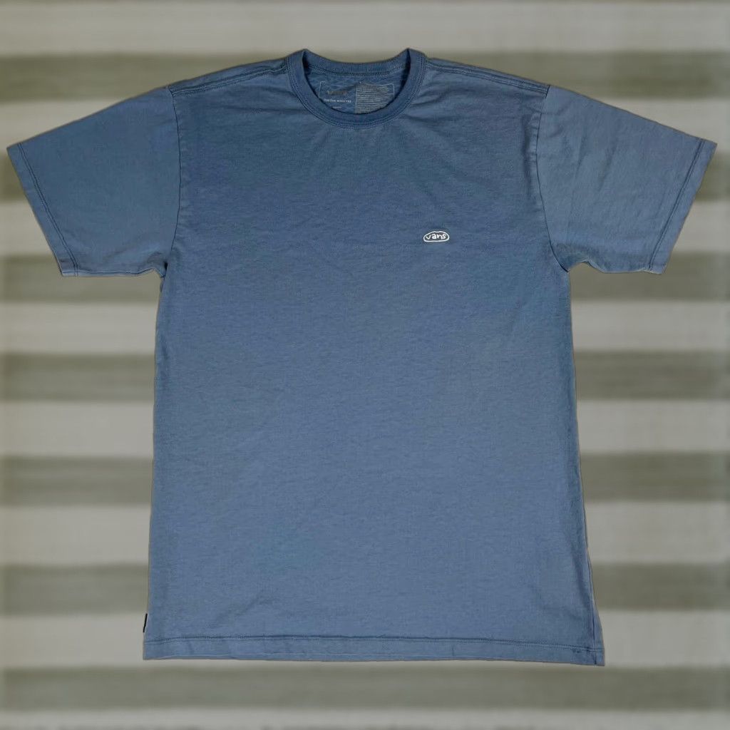 Vans Vans Off the Wall Color Multiplier T-Shirt Mens M Blue 100% Cotton Crew Neck Short Sleeve Easy Care Moisture Wicking Size US M / EU 48-50 / 2 - 1 Thumbnail