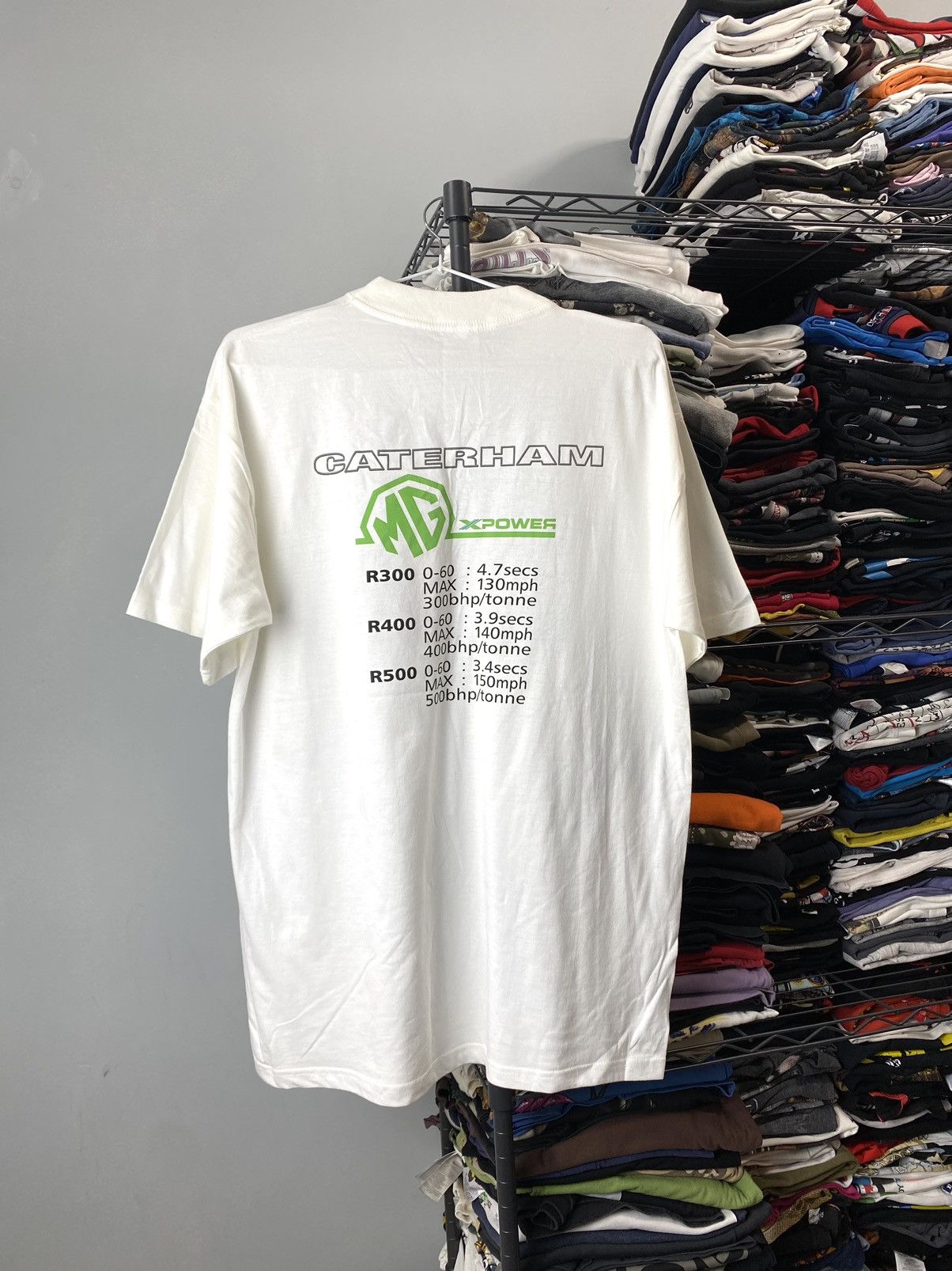 Vintage Rare! Vintage 90’s Caterham MG X Power Lotus Racing T Shirt Size US L / EU 52-54 / 3 - 2 Thumbnail