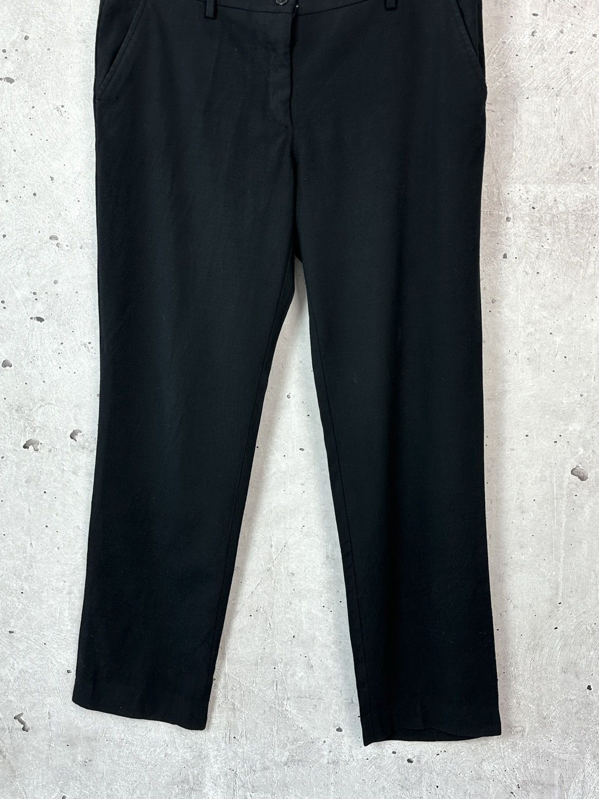 Tagliatore Tagliatore Black Wool Straight Men’s Dress Pants Size US 33 - 3 Thumbnail
