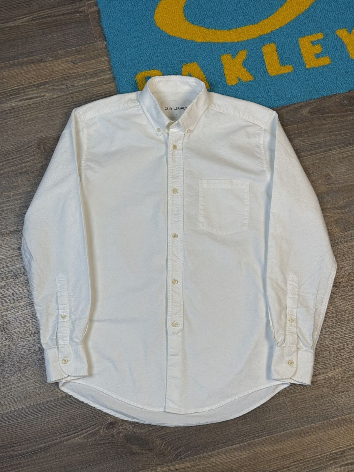 Our Legacy Our Legacy Oxford Buttons Up White Shirt Size US M / EU 48-50 / 2 - 1 Thumbnail