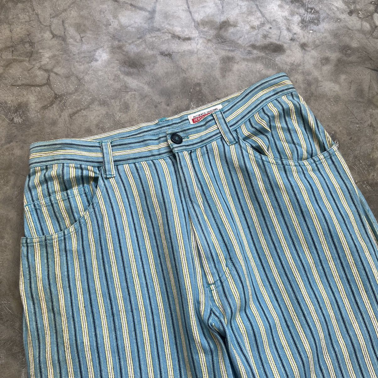 Kapital Vintage Person’s Kapital Style Stripe Mini Pocket Pants Size US 27 - 5 Thumbnail