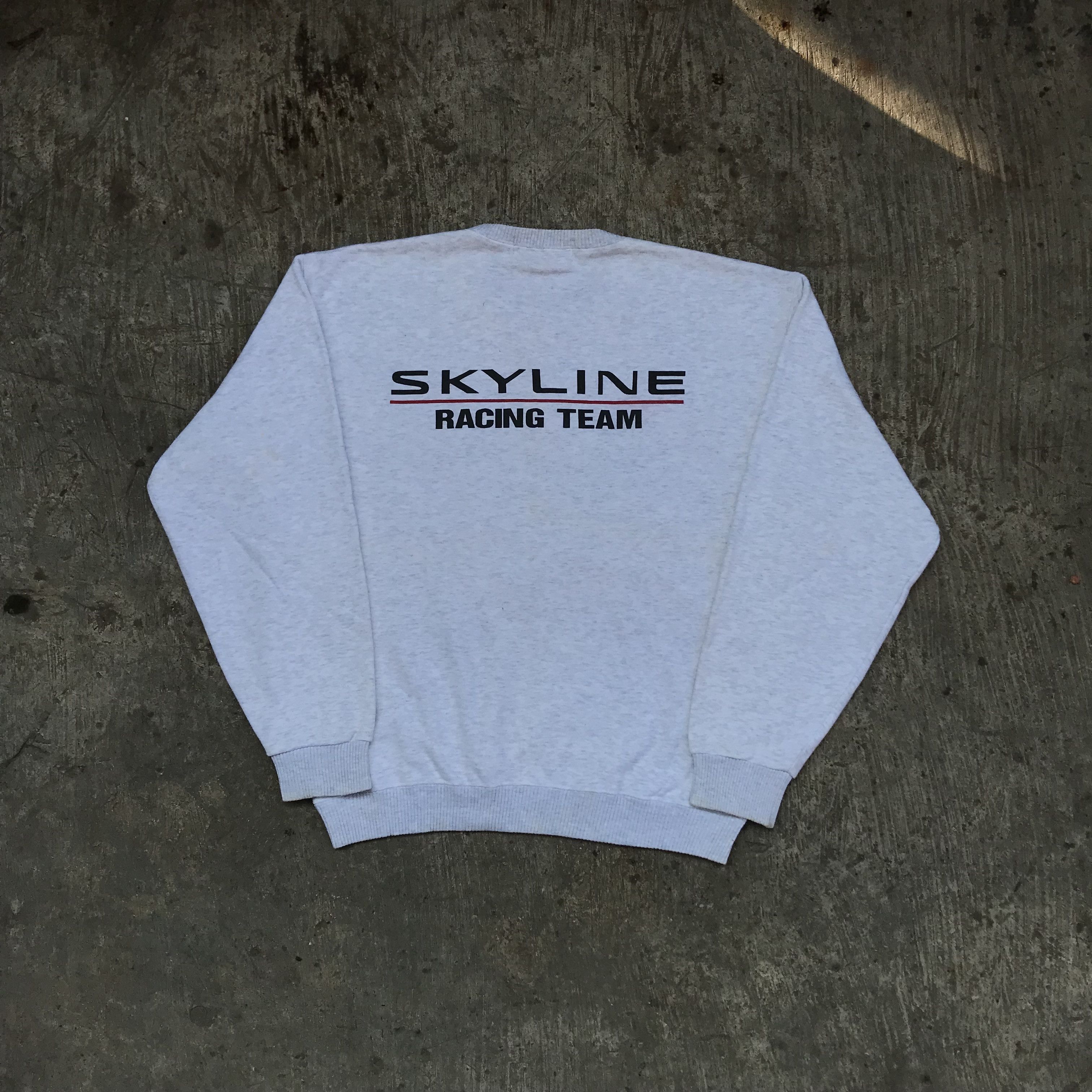 Vintage Vintage 90s Skyline Racing Team Sweatshirt Size M Size US M / EU 48-50 / 2 - 15 Thumbnail