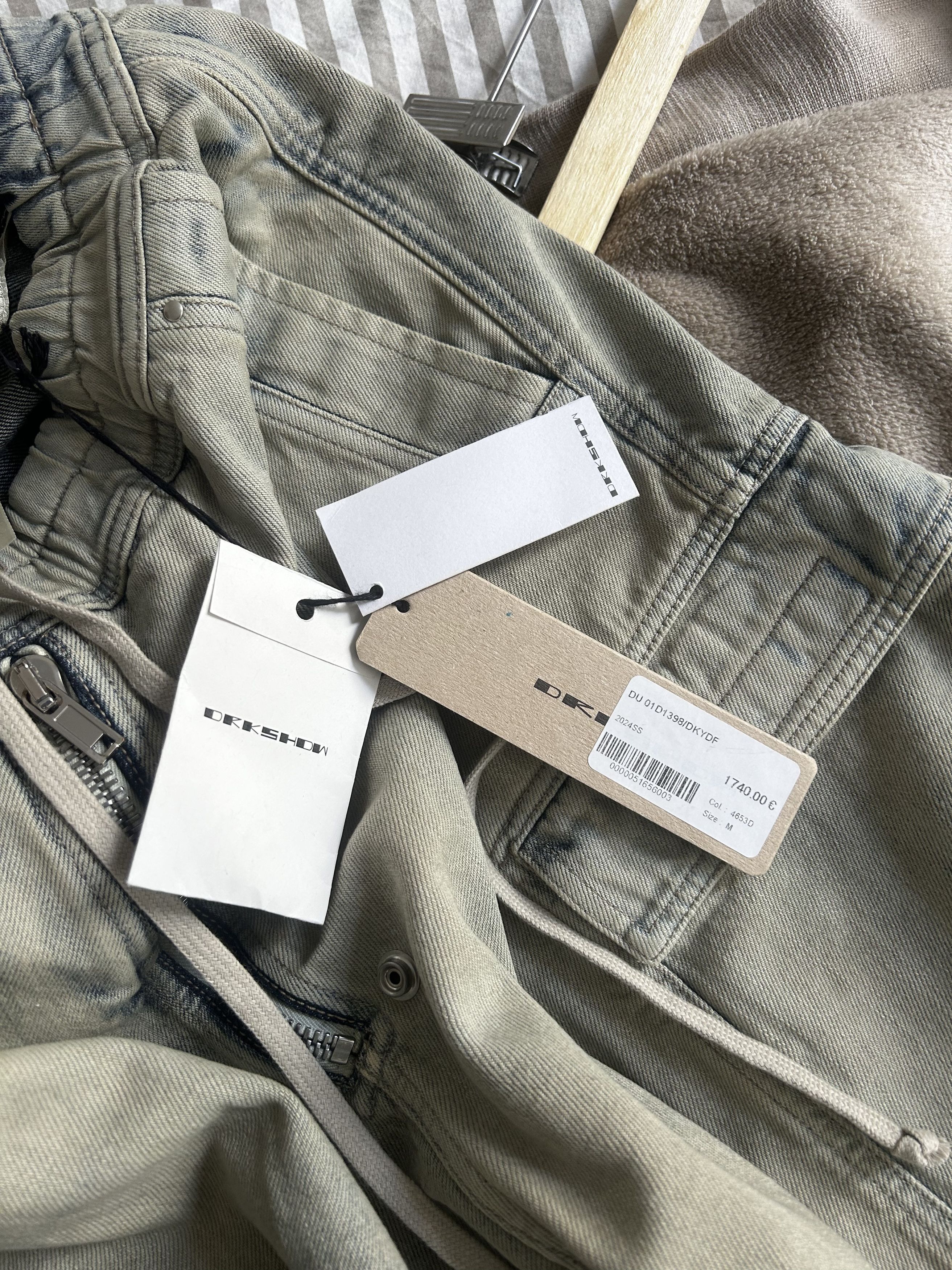 Rick Owens Drkshdw Rick Owens Drkshdw double cargo bela ombré Size US 32 / EU 48 - 13 Thumbnail