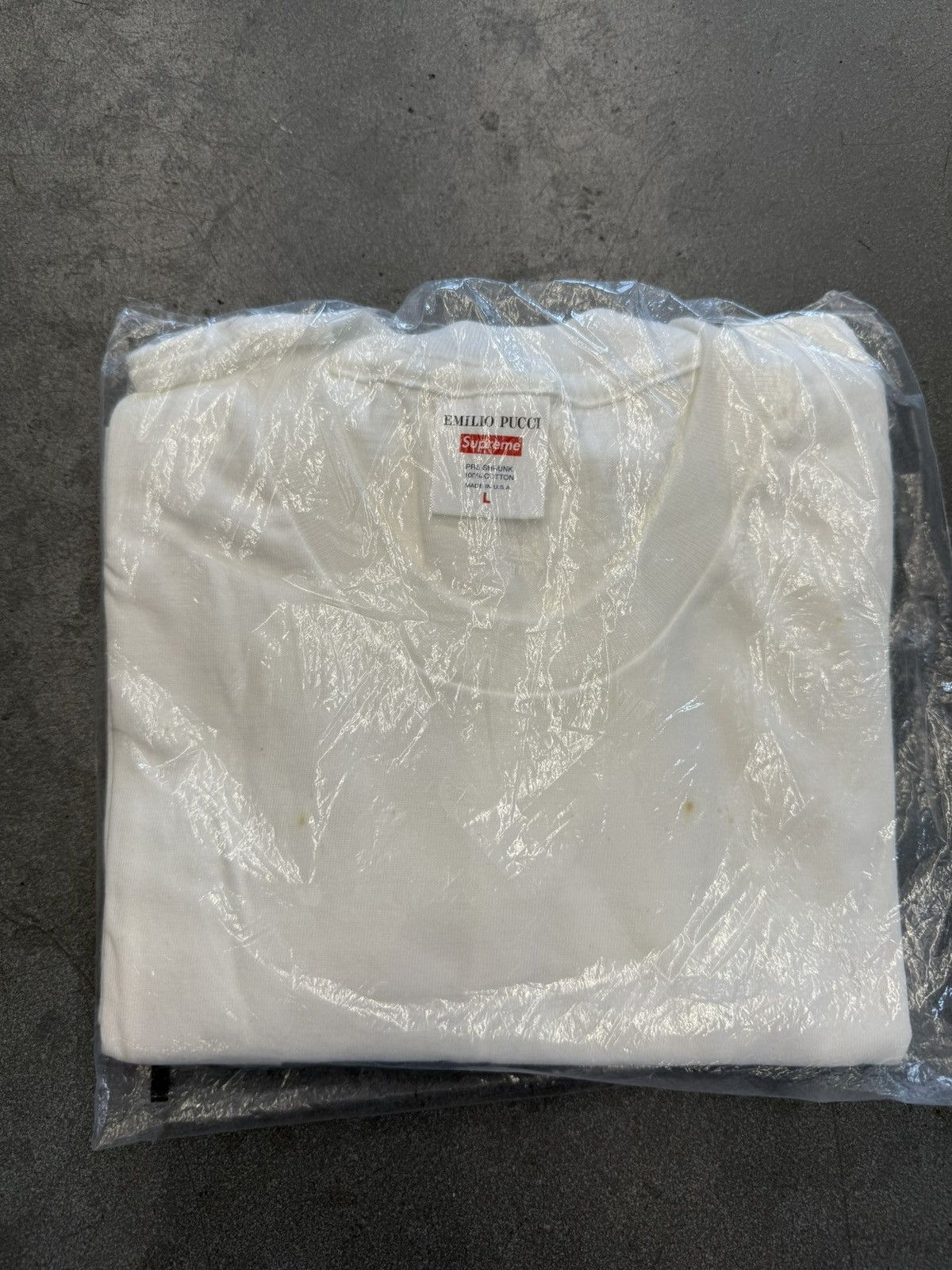 Supreme SS21 Supreme Emilio Pucci Box Logo Tee Size US L / EU 52-54 / 3 - 4 Thumbnail