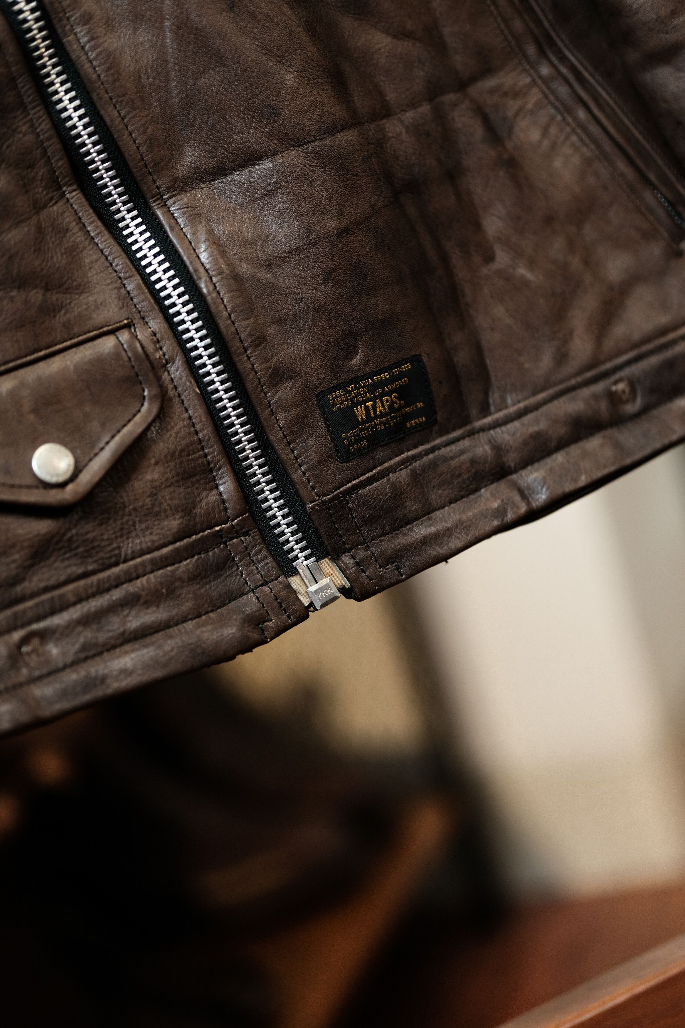 Wtaps WTAP Riders Cowhide Leather Jacket Original Made in Japan Size US S / EU 44-46 / 1 - 4 Thumbnail