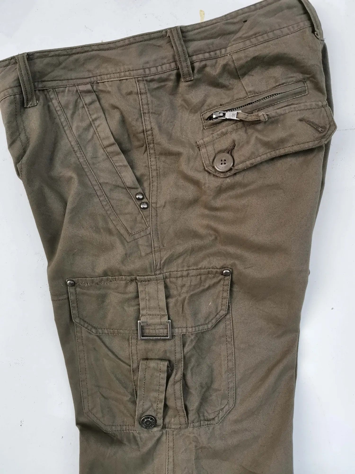 Japanese Brand Rare!!! Ugiz Jeans Tactical Cargo Multipocket Pants Size US 30 / EU 46 - 11 Thumbnail