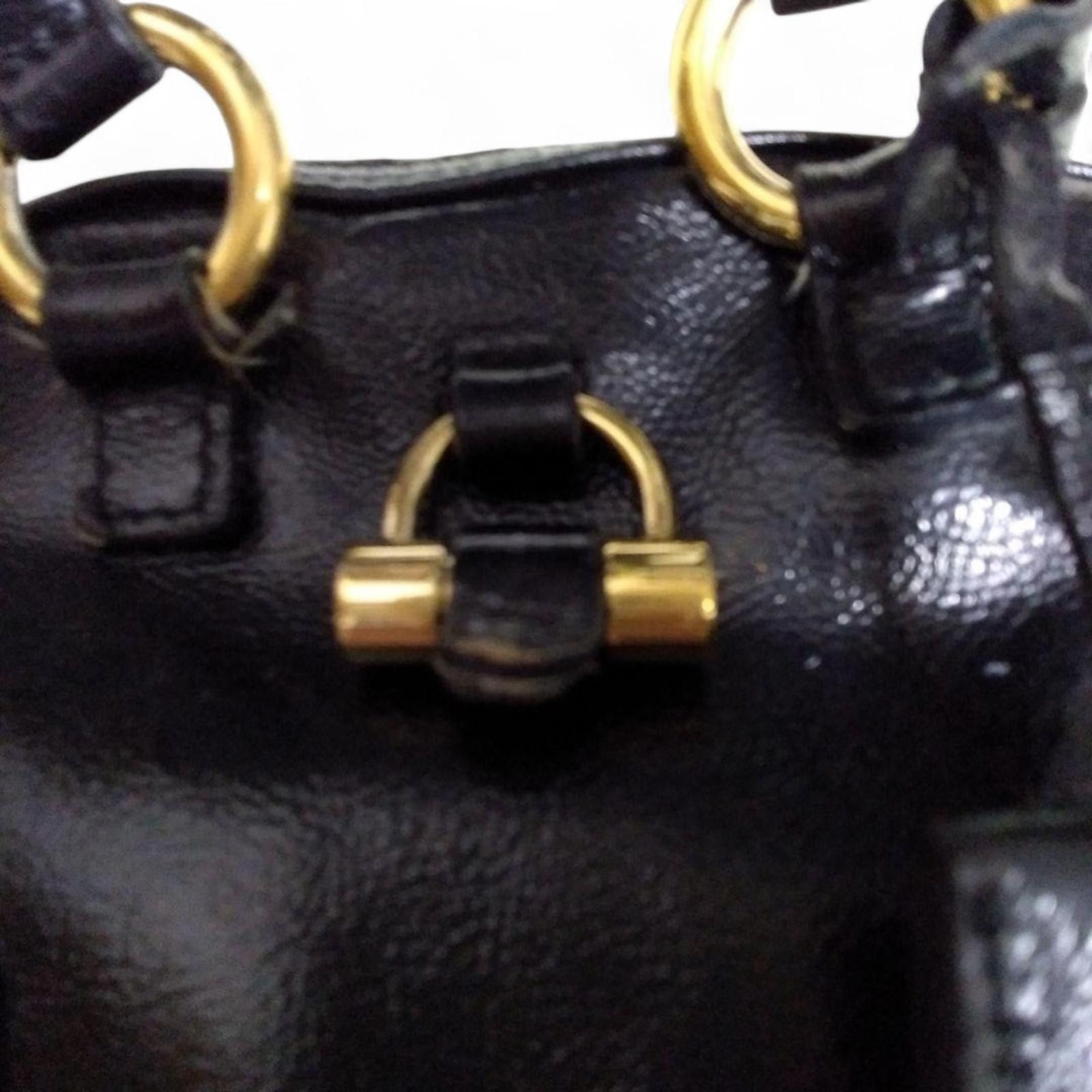 Saint Laurent Paris Saint Laurent - Black Leather Satchel Bag Size ONE SIZE - 5 Thumbnail