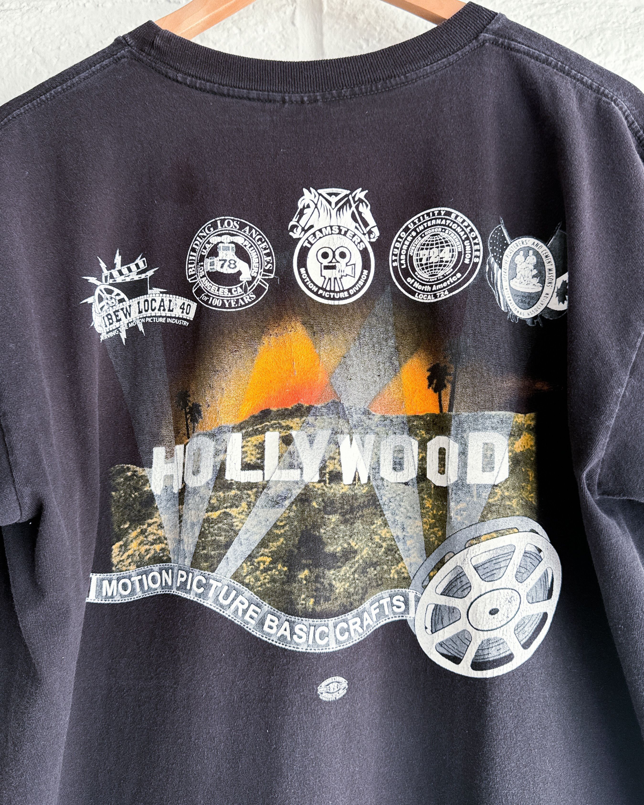Vintage Vintage 2000s Hollywood Teamsters T Shirt Y2K Men's L Size US L / EU 52-54 / 3 - 2 Thumbnail