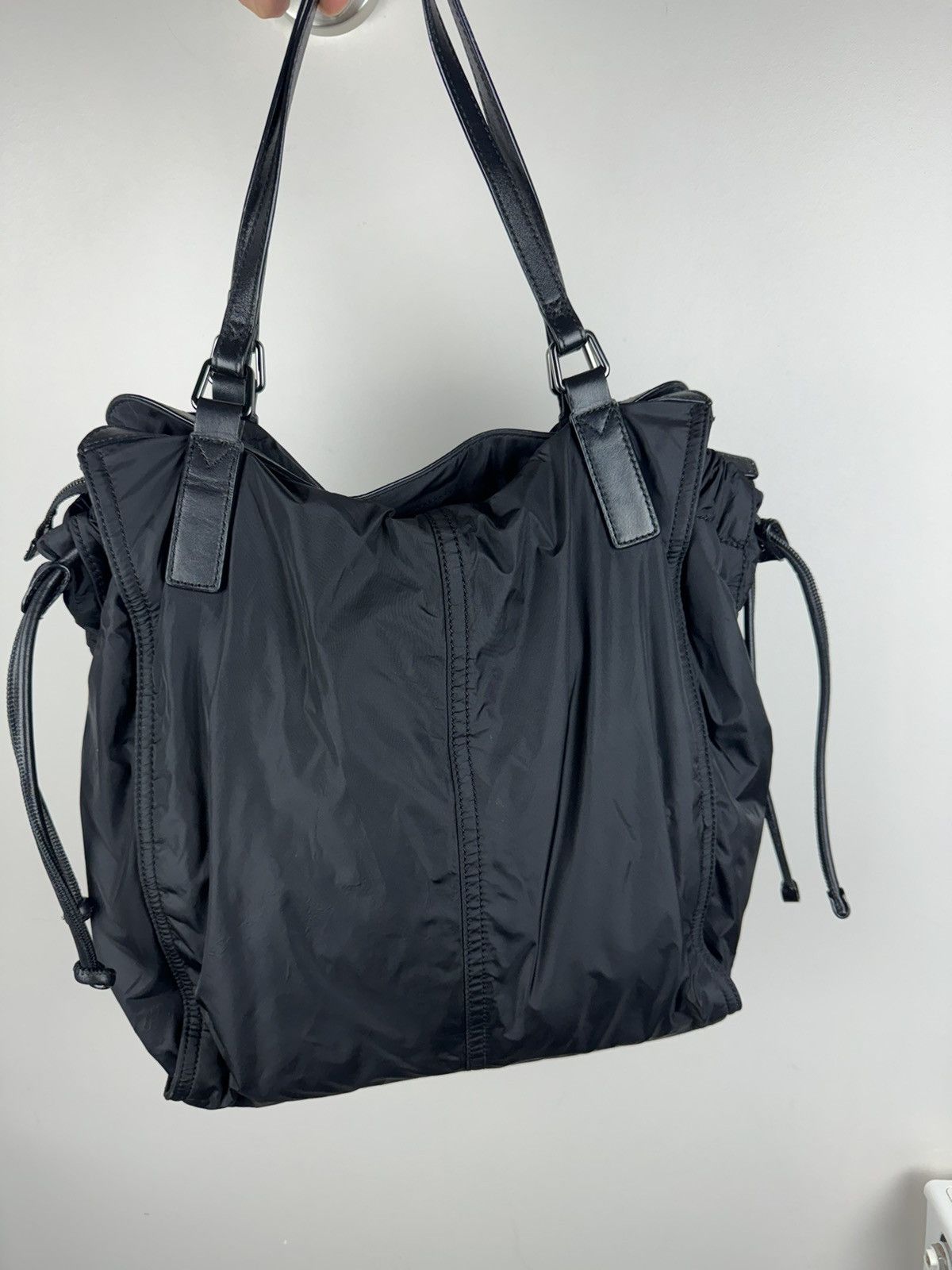 Burberry Nylon leather bag Burberry Nova Check y2k original item Size ONE SIZE - 5 Thumbnail