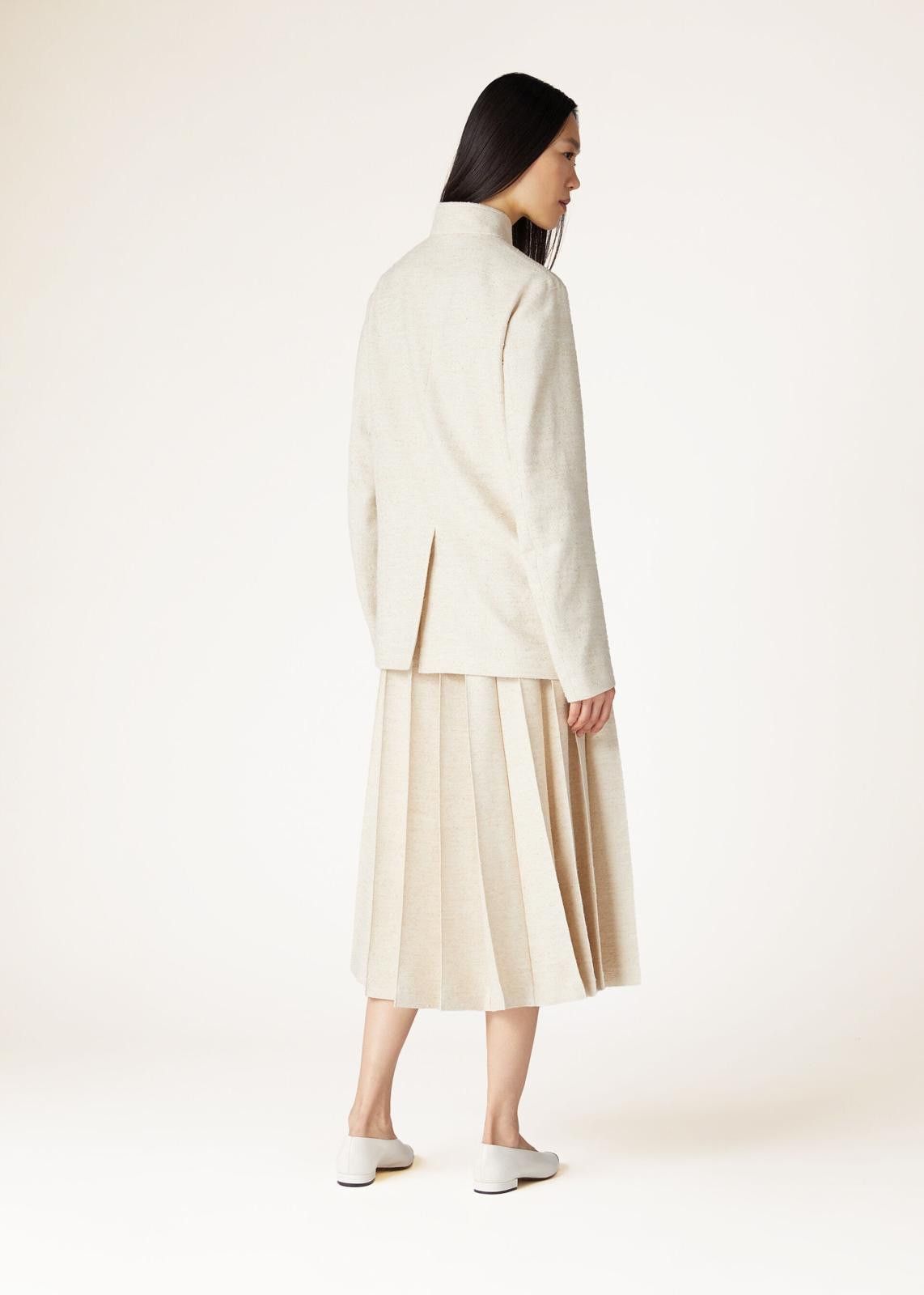 Loro Piana o1srvl11e0225 FAN6840 Fumiko Skirt in Beige Size 28" / US 6 / IT 42 - 5 Thumbnail