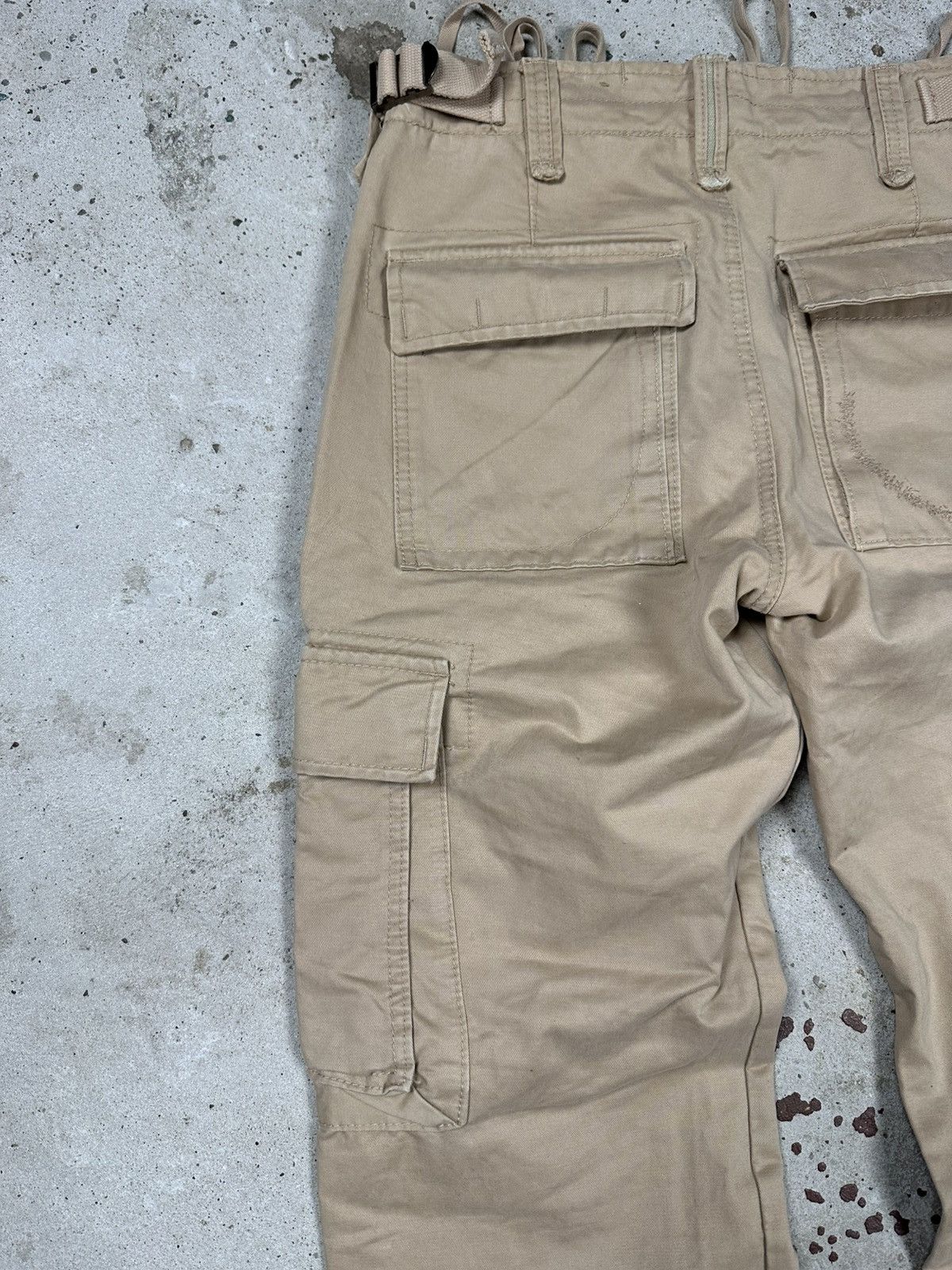 Ecko Unltd. × Vintage Vintage Y2K Ecko Unltd Function Beige Cargo Baggy Pants Size US 32 / EU 48 - 11 Thumbnail
