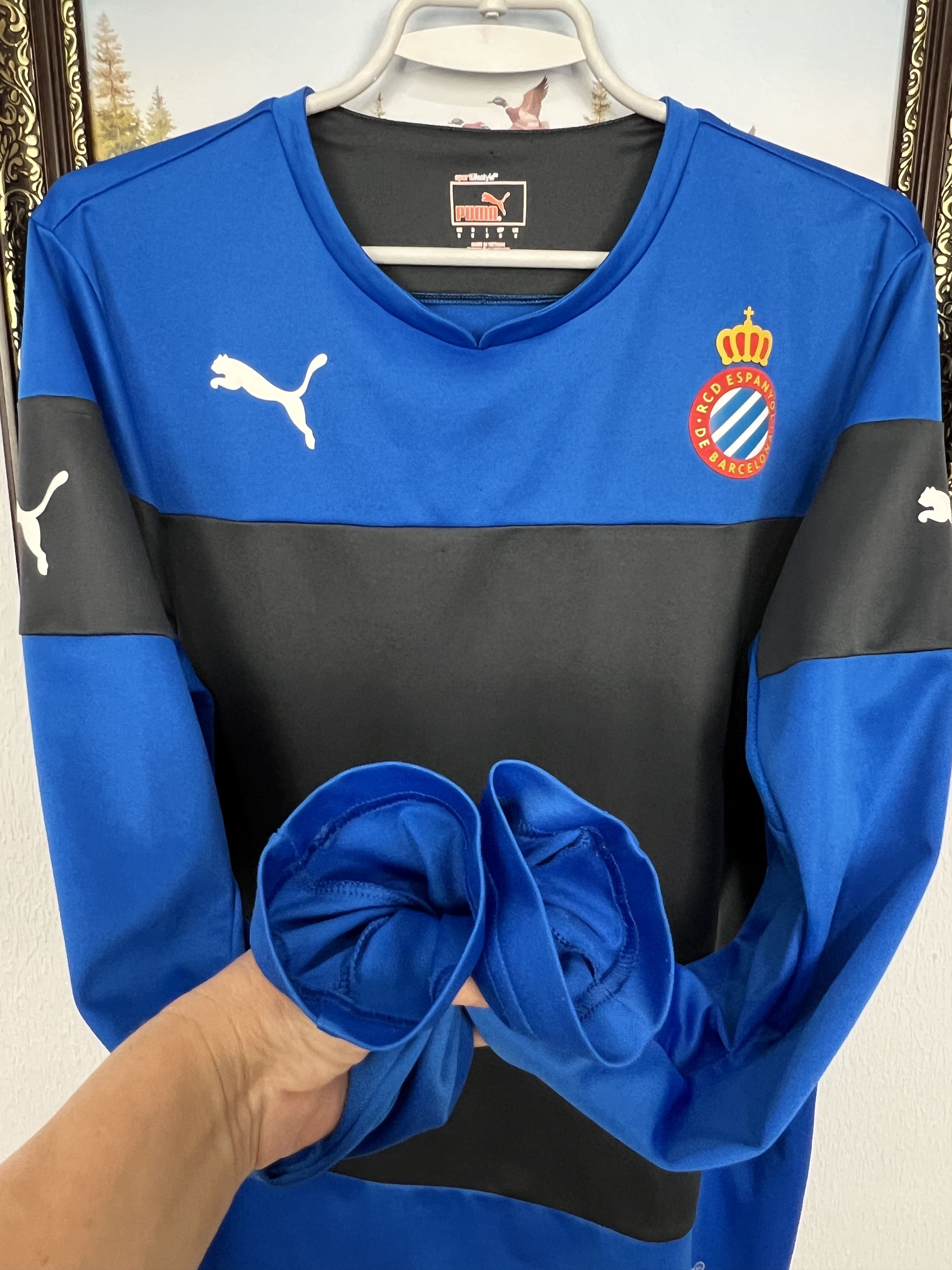 Puma Vintage Puma Espanyol Football Train Sweatshirt Soccer Size US S / EU 44-46 / 1 - 9 Thumbnail