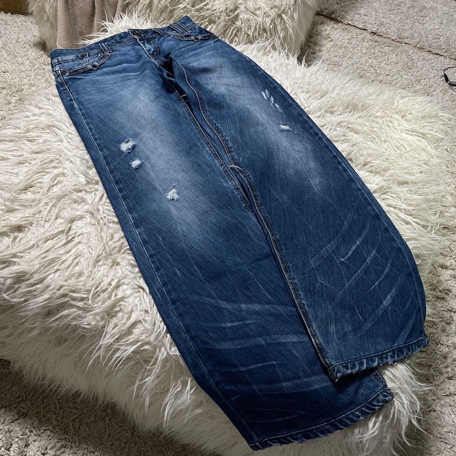 Hysteric Glamour Vintage Japanese Brand Faded Lowrise Bootcut Denim Jeans Size 30" / US 8 / IT 44 - 1 Thumbnail
