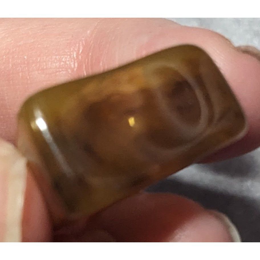 Other Brown Mottled Abstract Chunky Fashion Ring Size 5 3/4 Size ONE SIZE - 14 Thumbnail