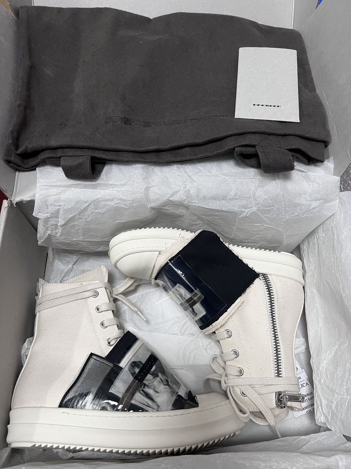 Rick Owens Drkshdw Rick owens drkshdw patch ramones high top sneakers sz35 Size US 5 / IT 35 - 11 Thumbnail