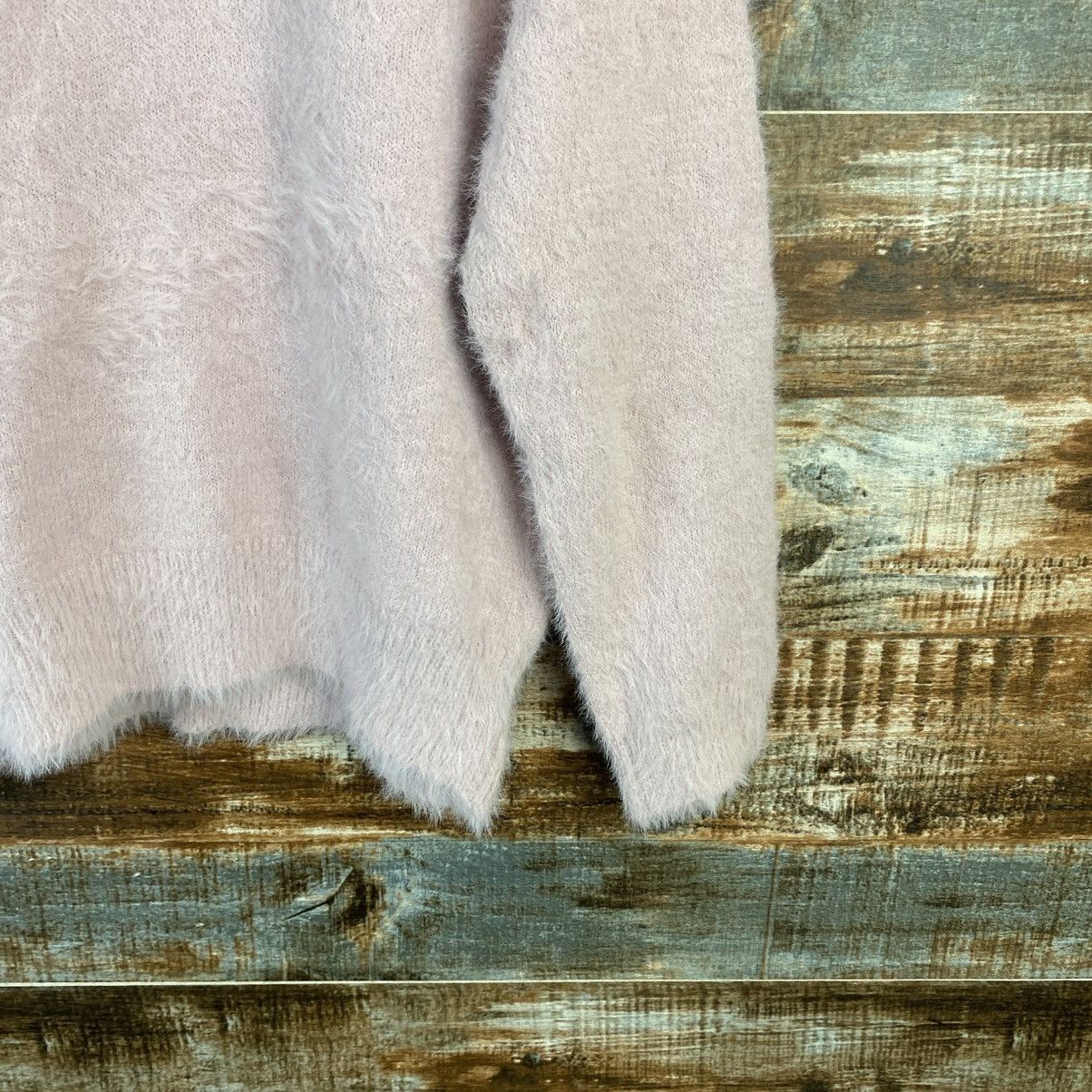 Vintage DL GU Pink Mohair fur shaggy sexy Knitwear #C1092 Size L / US 10 / IT 46 - 16 Thumbnail