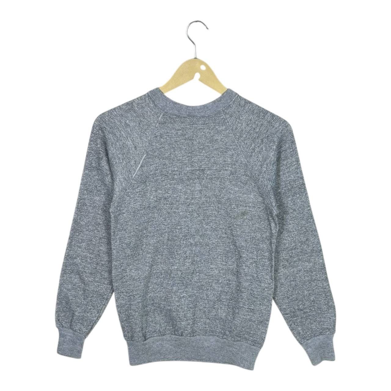 Vintage Vtg 80s Blank Grey Raglan Sweatshirt Made in USA Size US XS / EU 42 / 0 - 2 Thumbnail