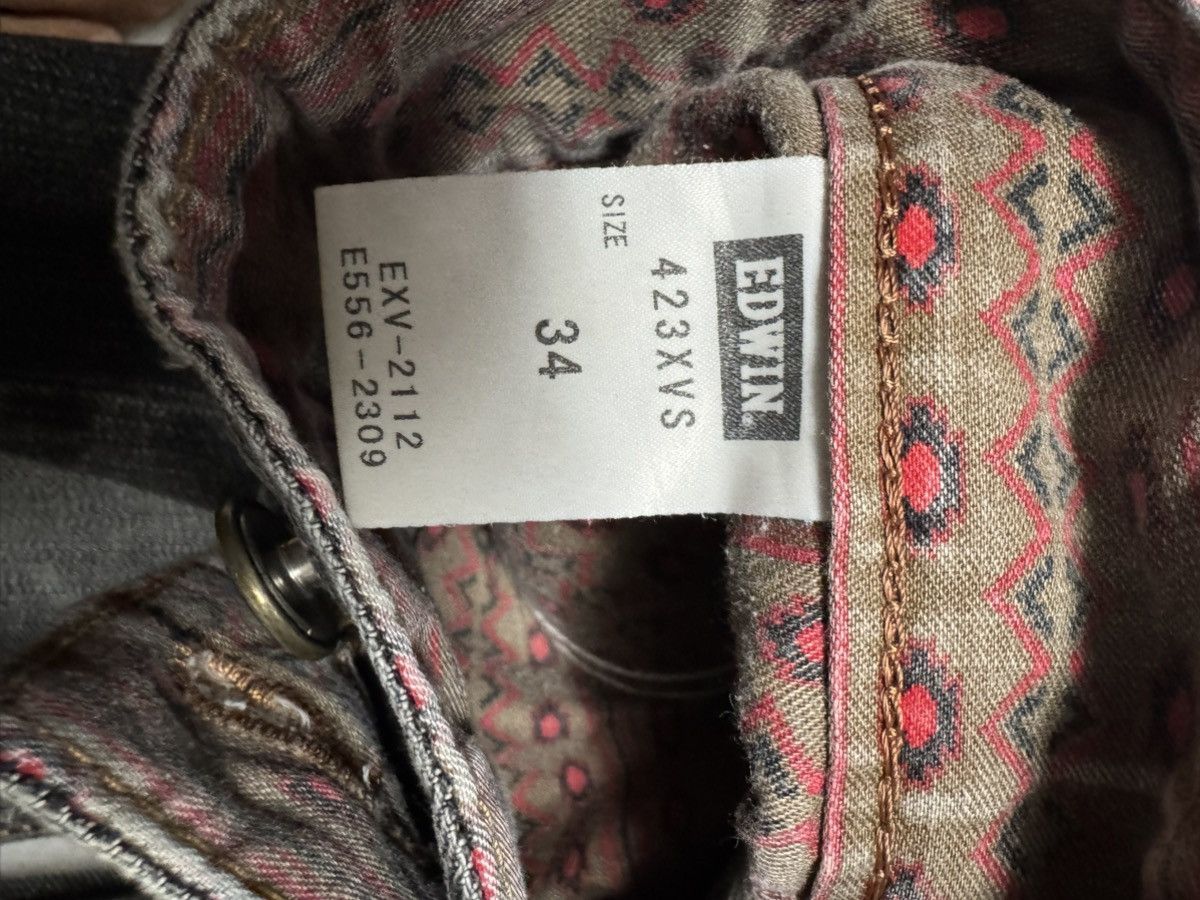 Japanese Brand 💥THRASHED💥90s STYLE EDWIN XV SICK SANDWASHED RARE FADES Size US 35 - 7 Thumbnail