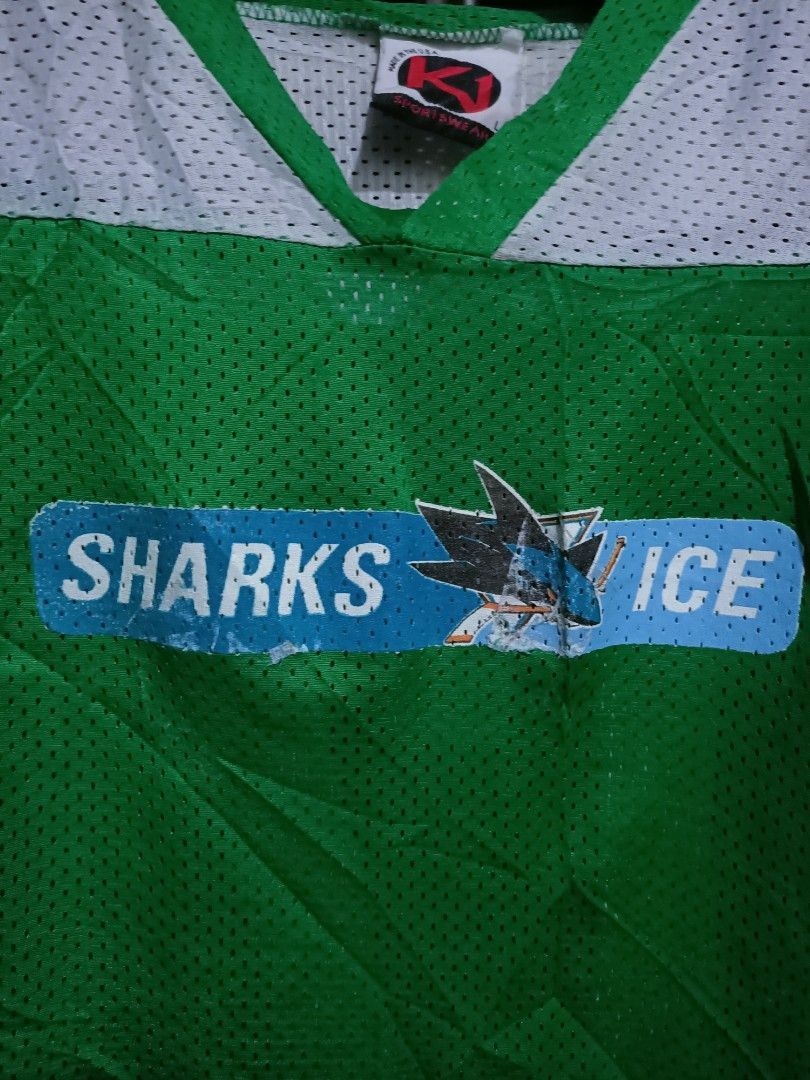 NHL × Vintage Vintage san jose sharks green jersey Size US L / EU 52-54 / 3 - 2 Thumbnail