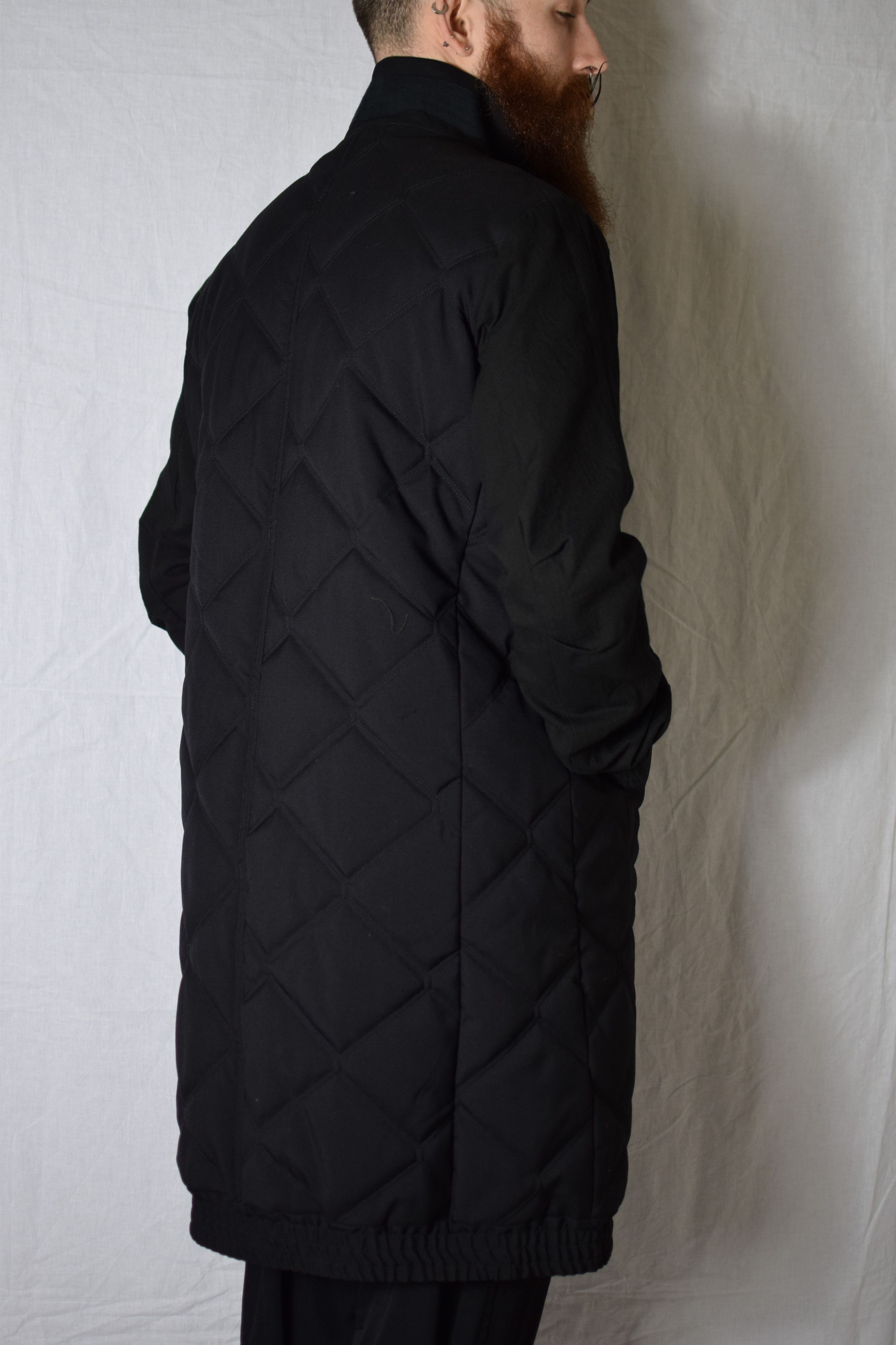 Devoa Devoa AW24 Quilted Wool Coat - CTE-YWGL Size US L / EU 52-54 / 3 - 8 Thumbnail