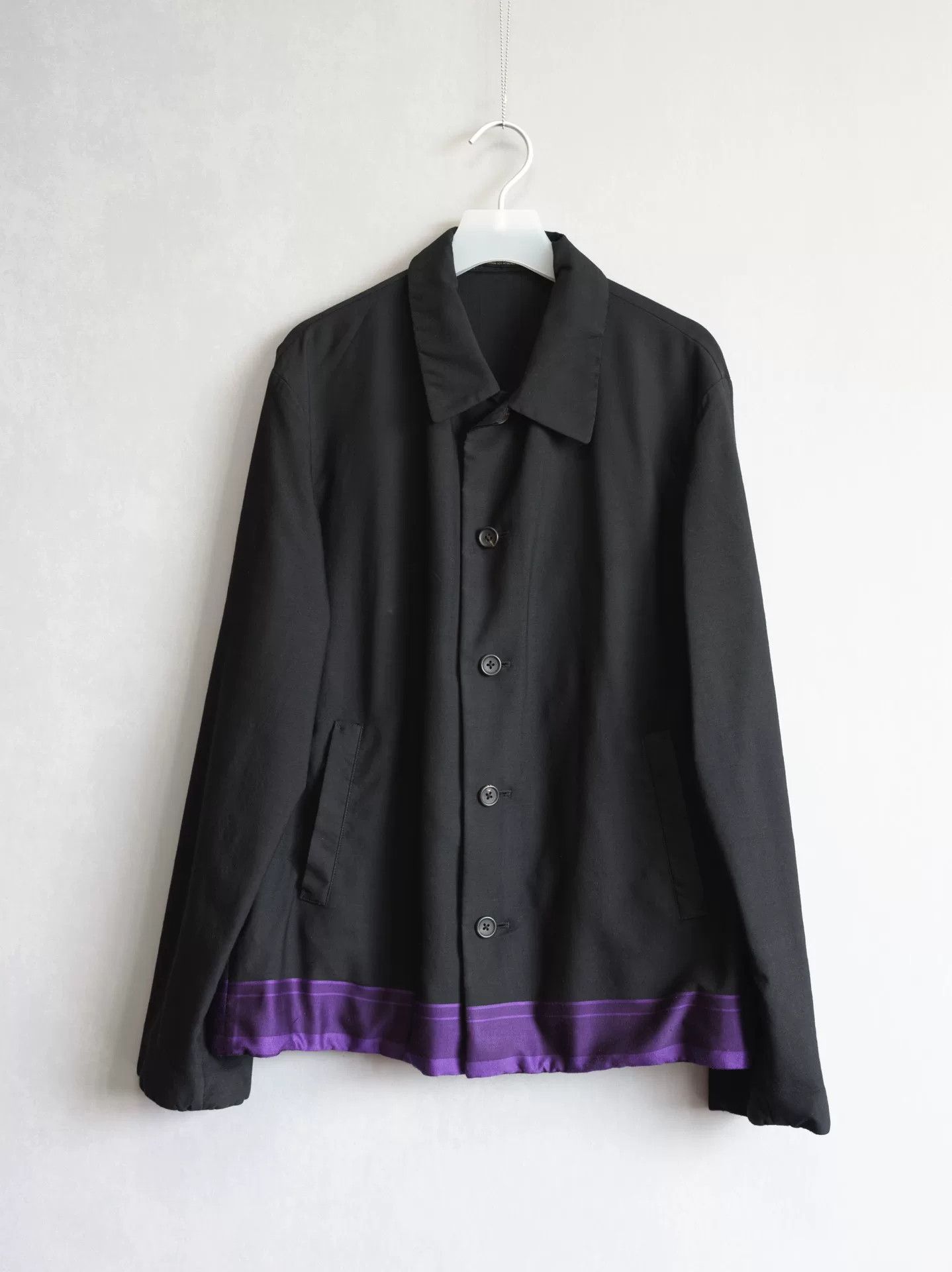 Yohji Yamamoto Yohji Yamamoto Silk Stripe Jacket Size US L / EU 52-54 / 3 - 1 Thumbnail