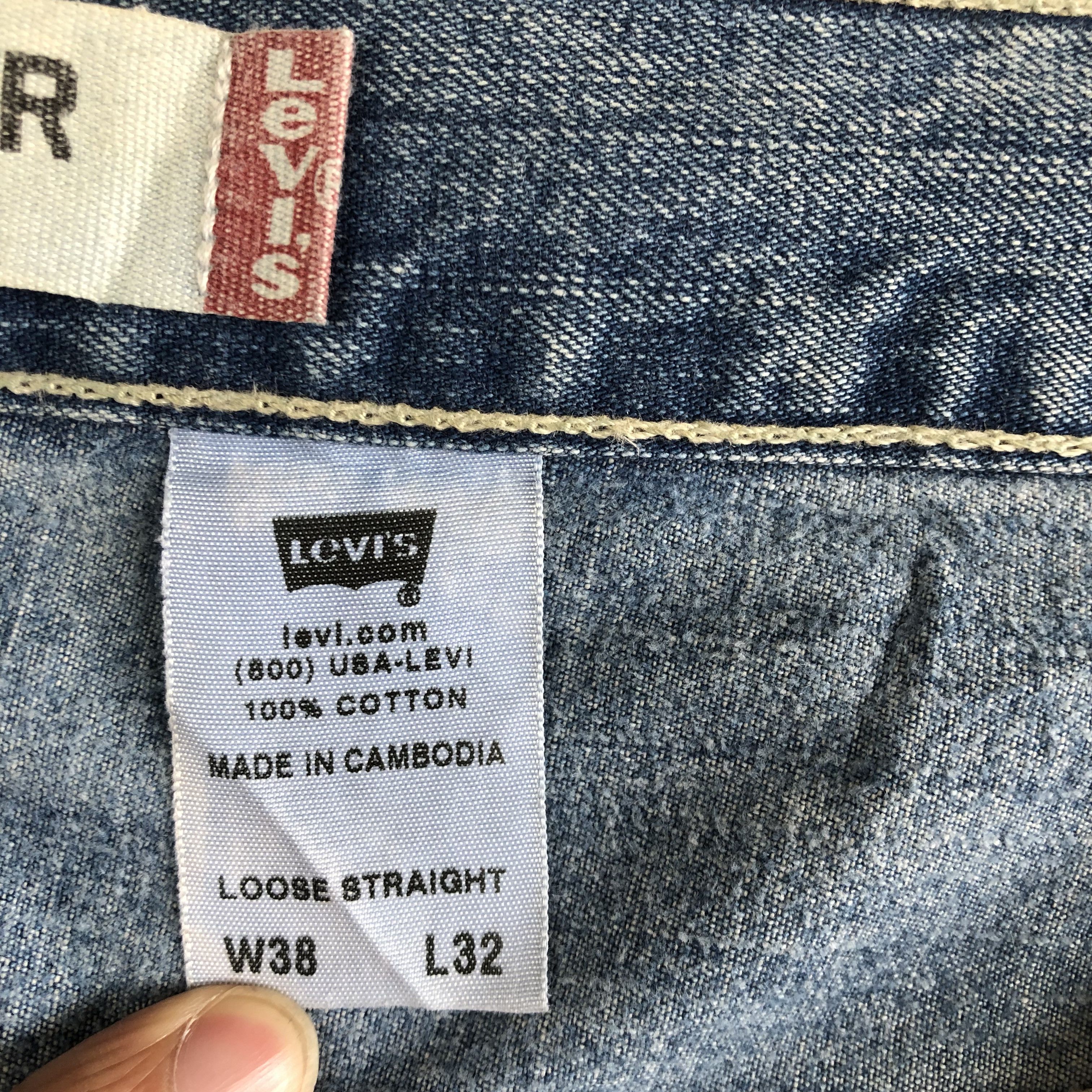 Levi's Vintage Levis Carpenter Mud Jeans Levi's Workwear Denim Size US 40 / EU 56 - 9 Thumbnail