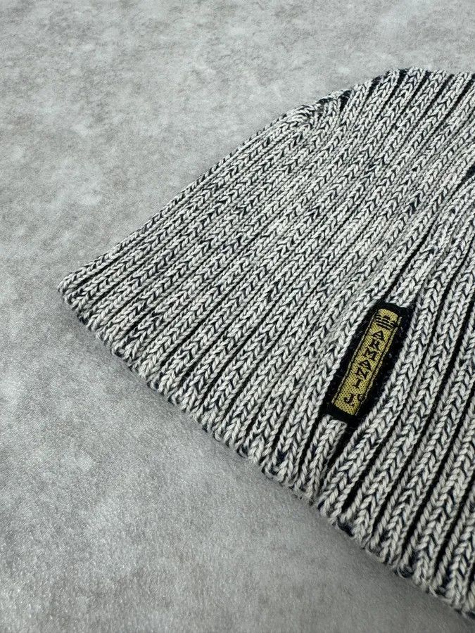 Armani 2000s Armani Scarf & Beanie White Painted Effect Set Size ONE SIZE - 6 Thumbnail